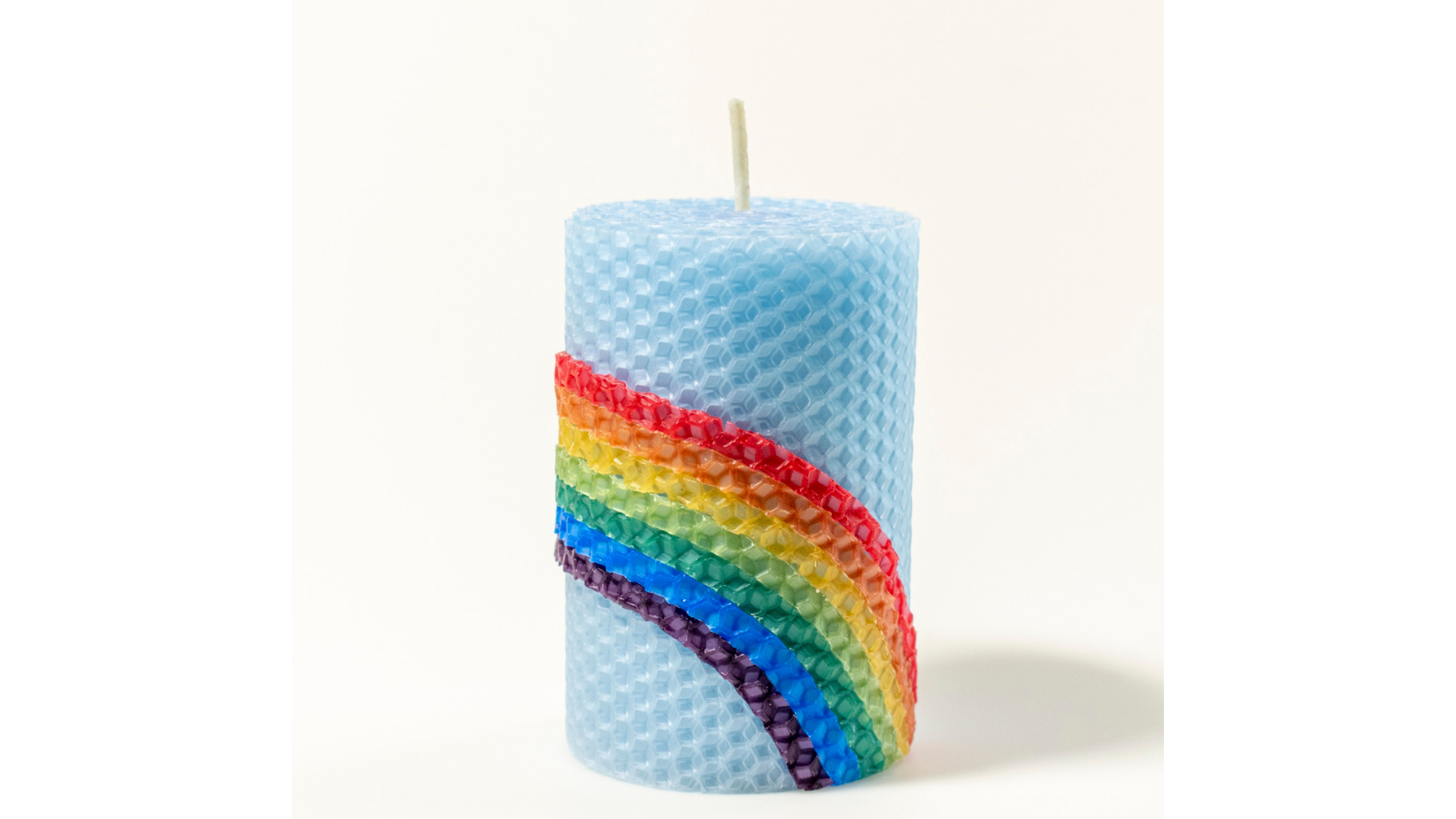 蜜蝋レインボーキャンドル