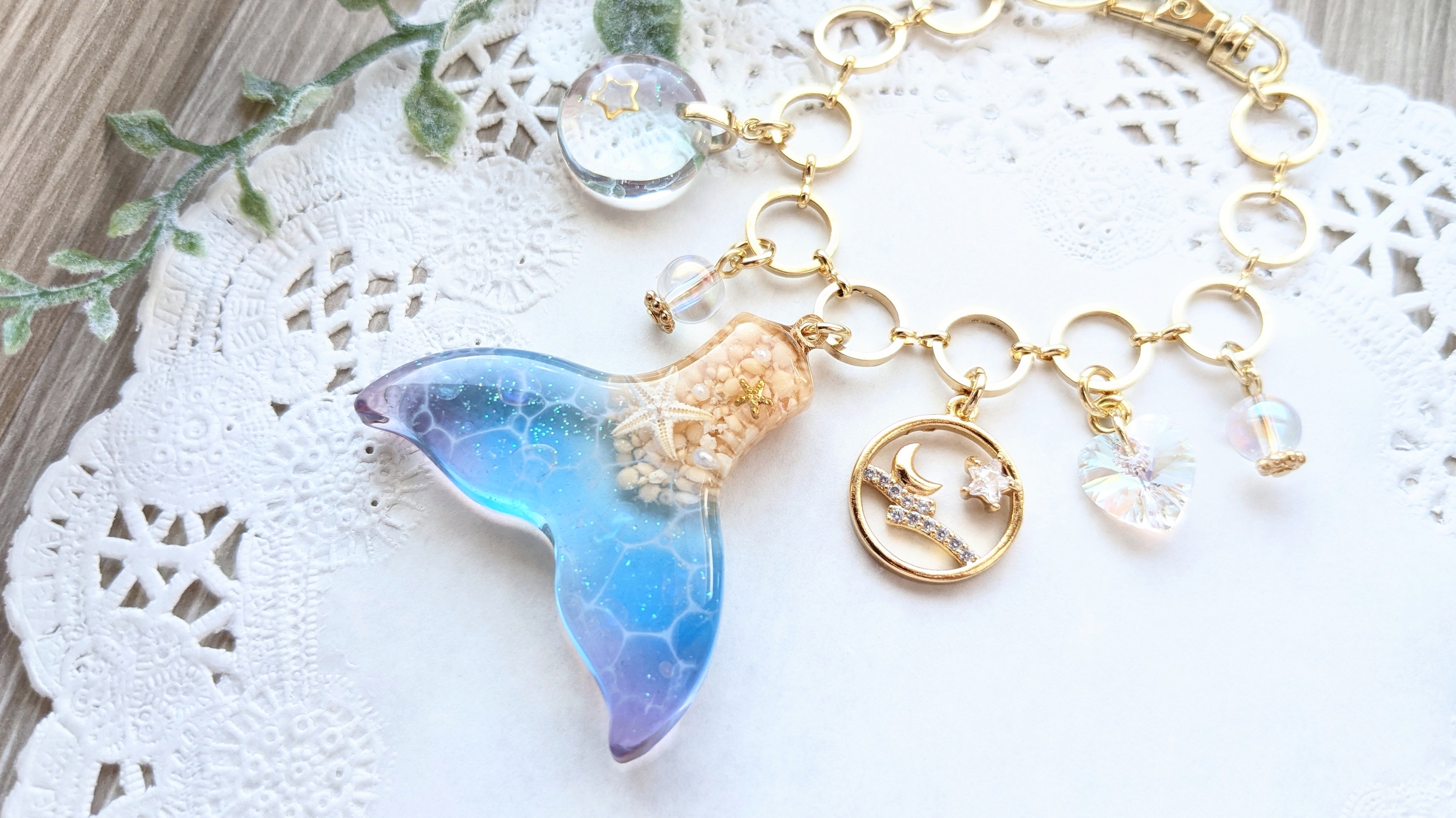 海くじらのバッグチャーム