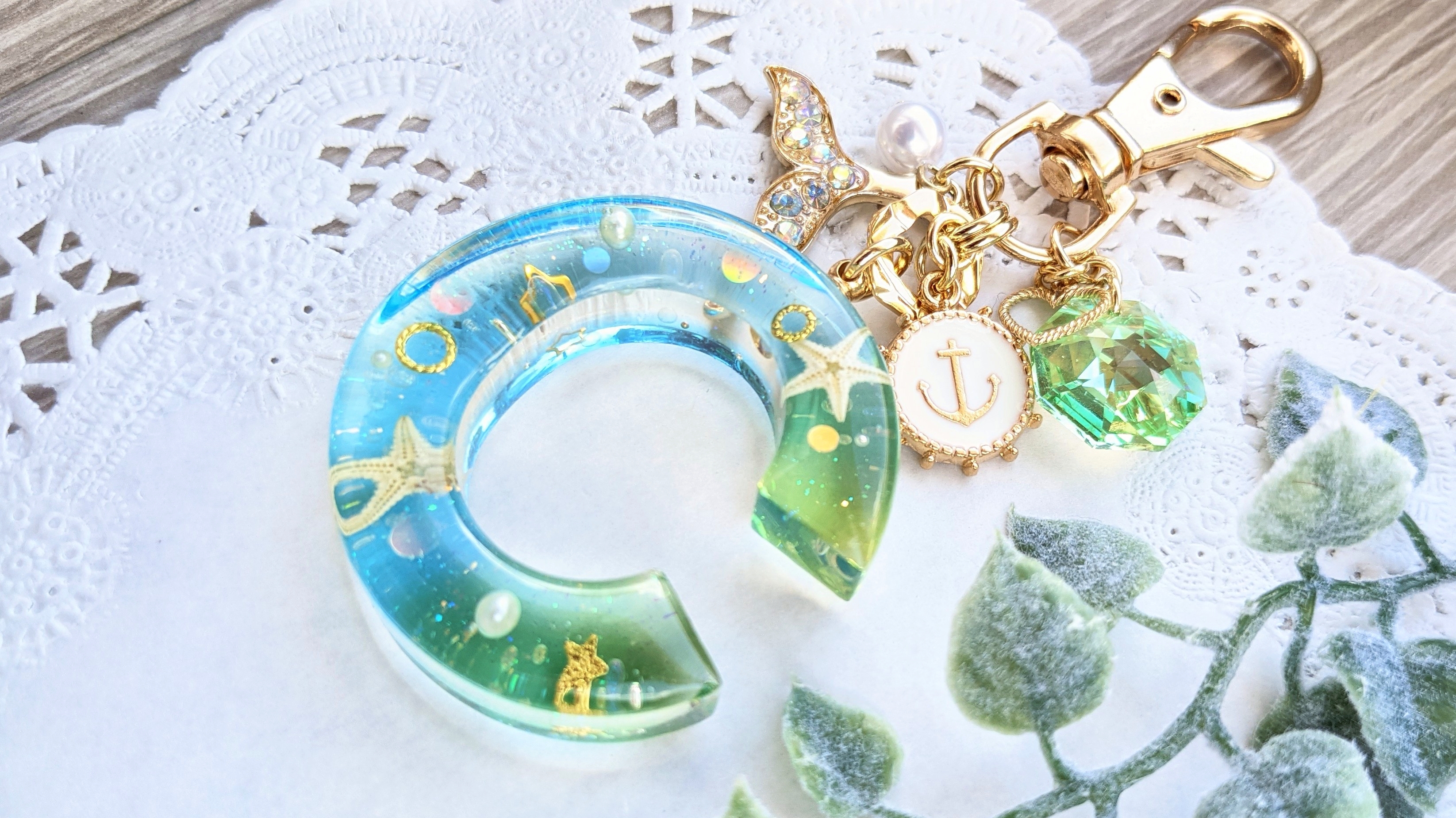 イニシャルキーホルダー【C】