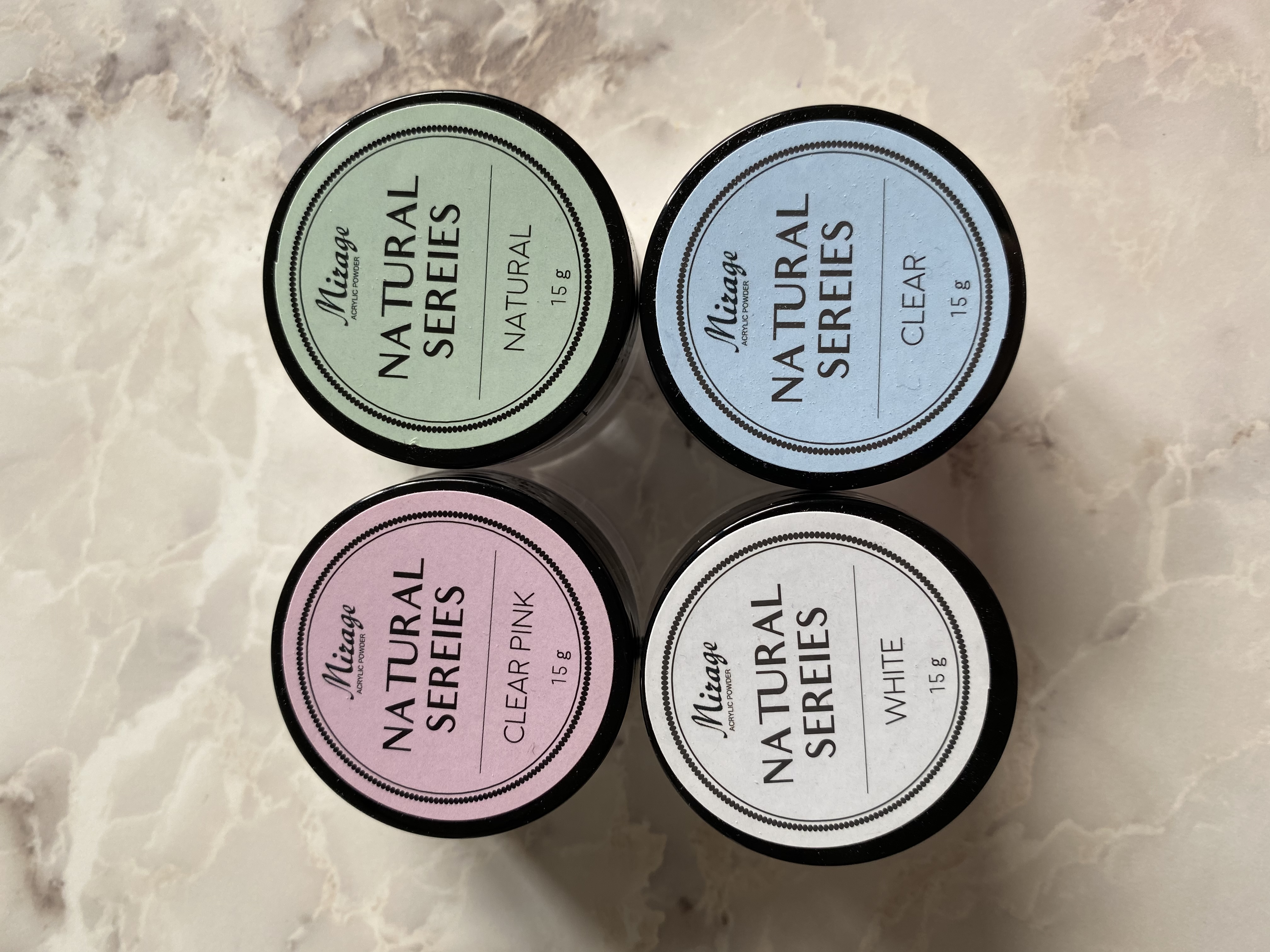 ◆ナチュラルシリーズ4色セット（C•P•W•N）