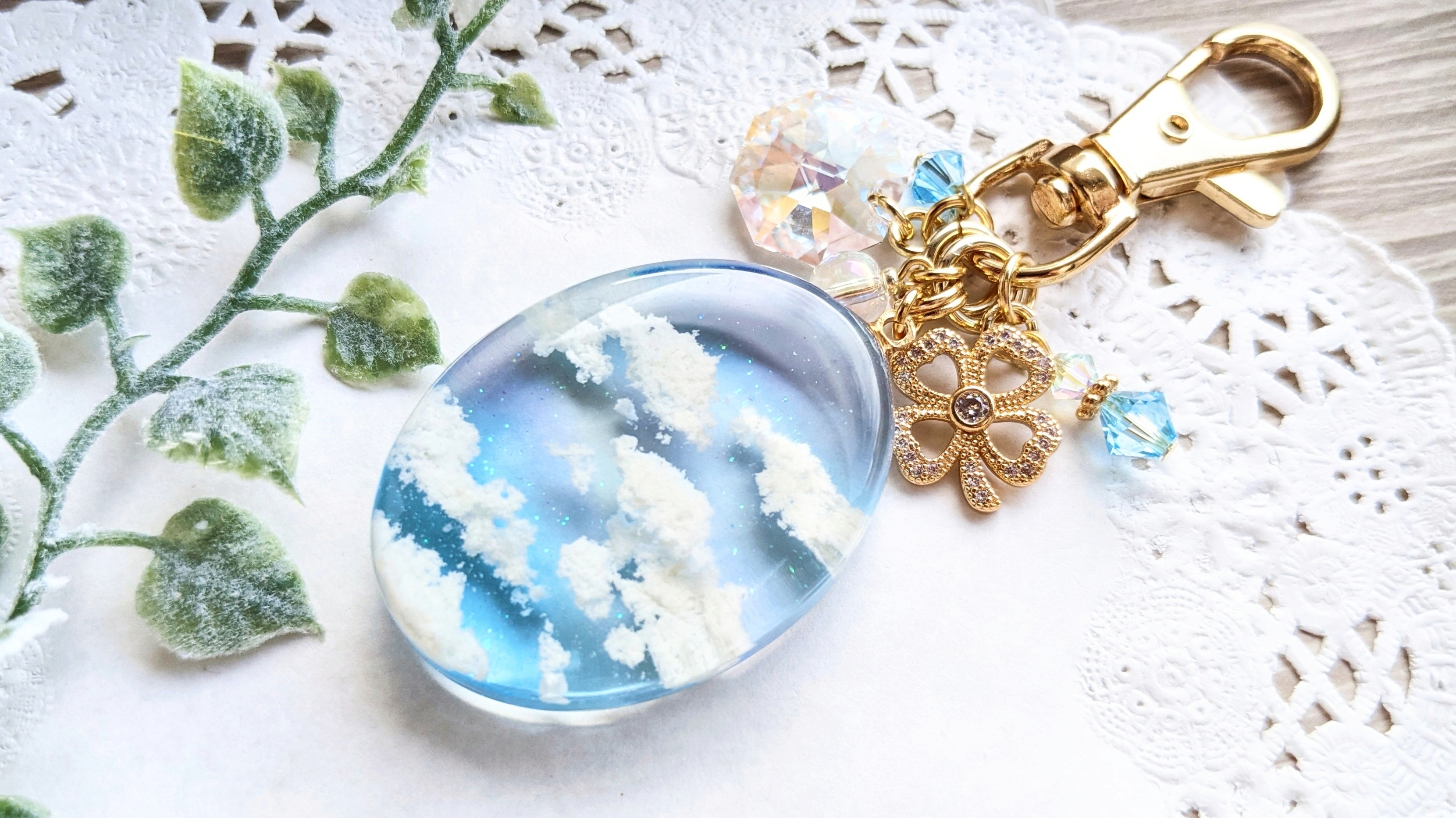 青空のキーホルダー