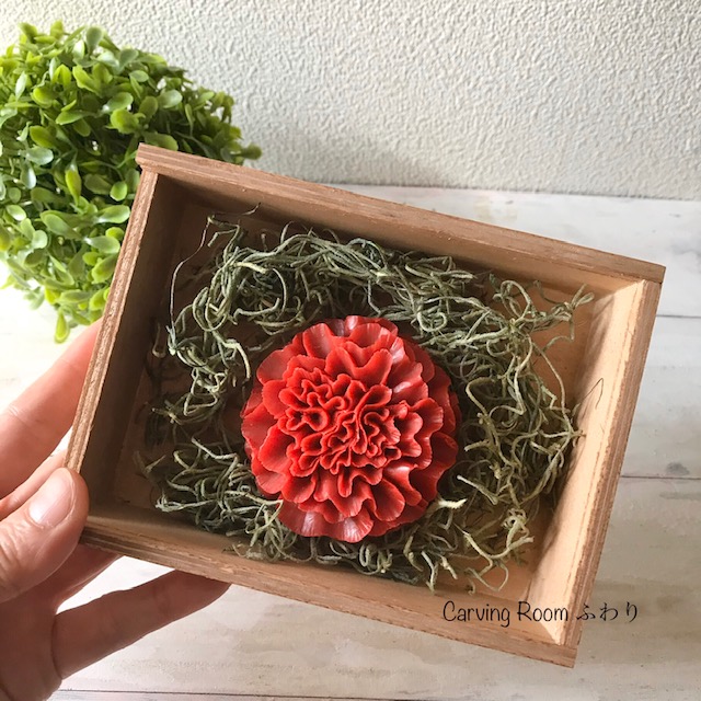 ソープカービング　カーネーション