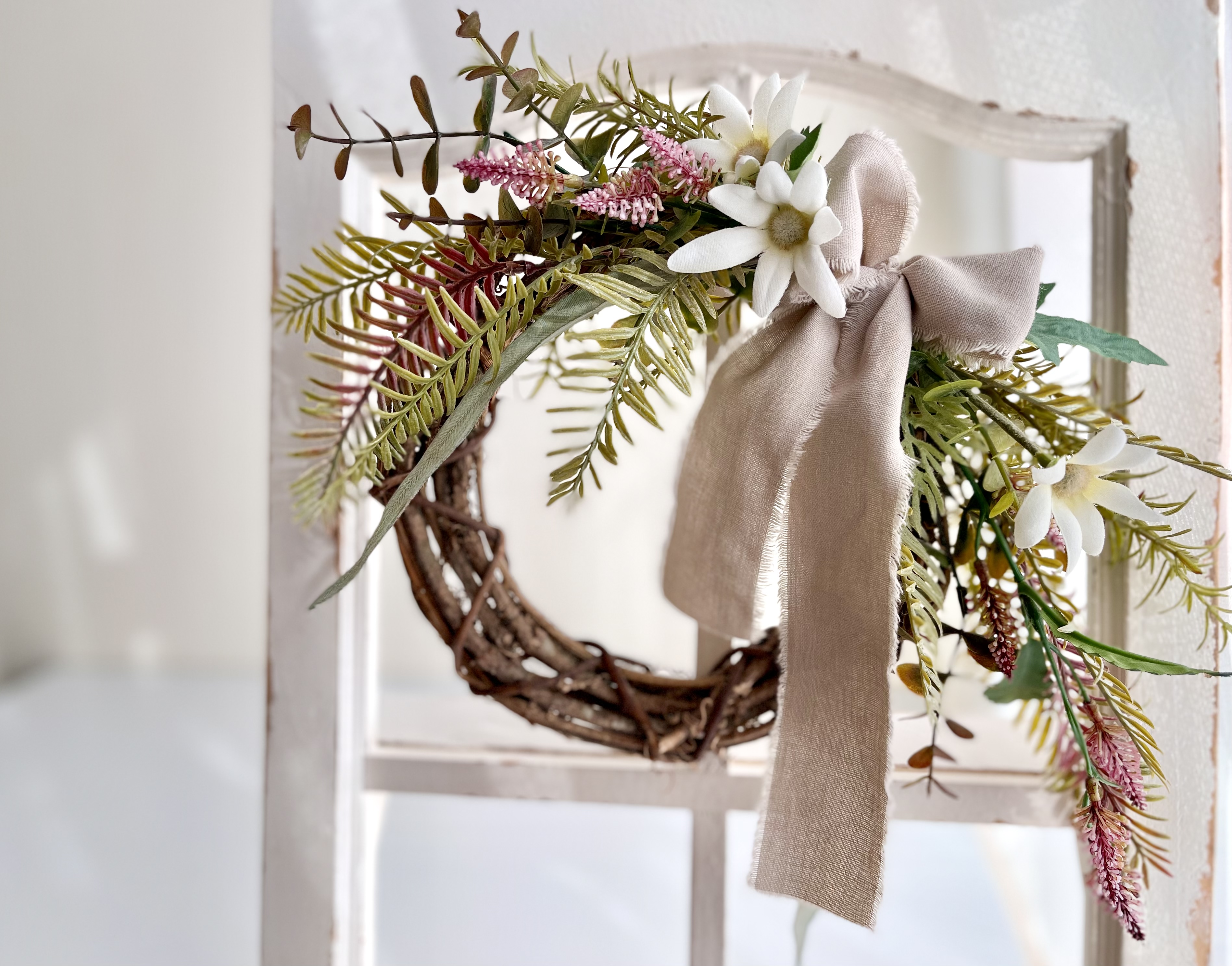 ワイヤーで束ねる「ナチュラルリース」　キット