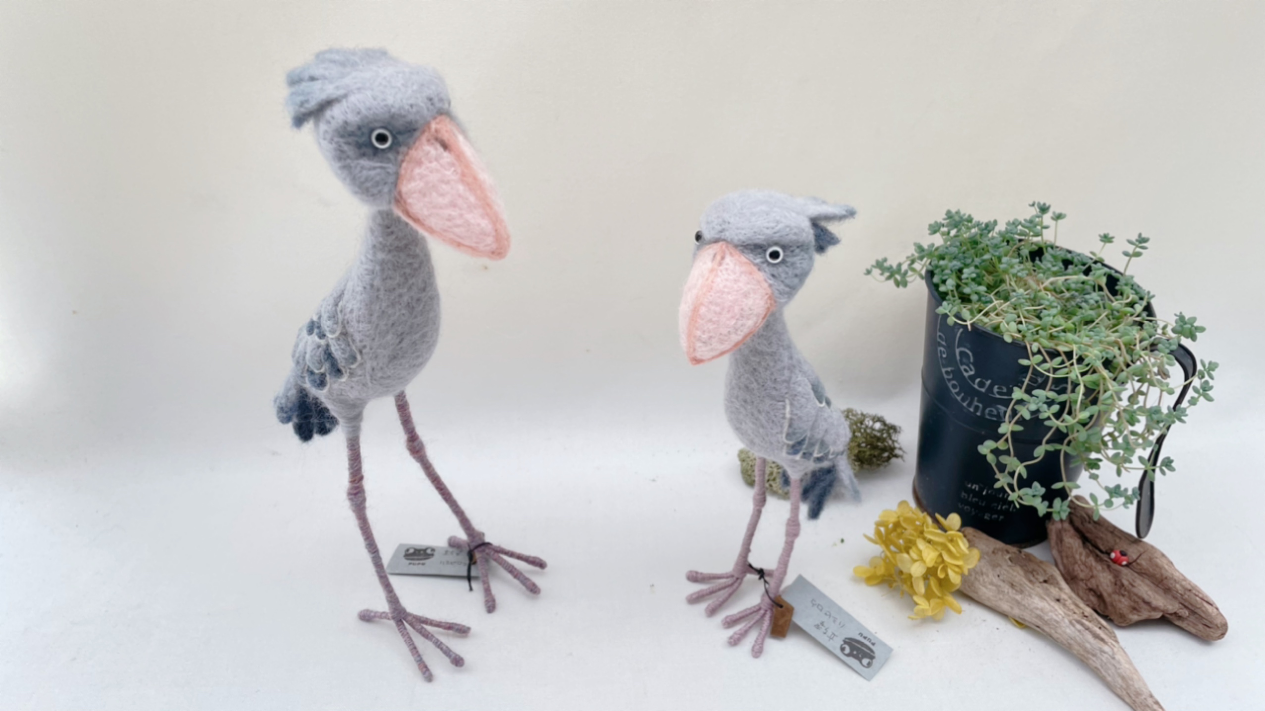 立ち姿ハシビロコウ 約20cm