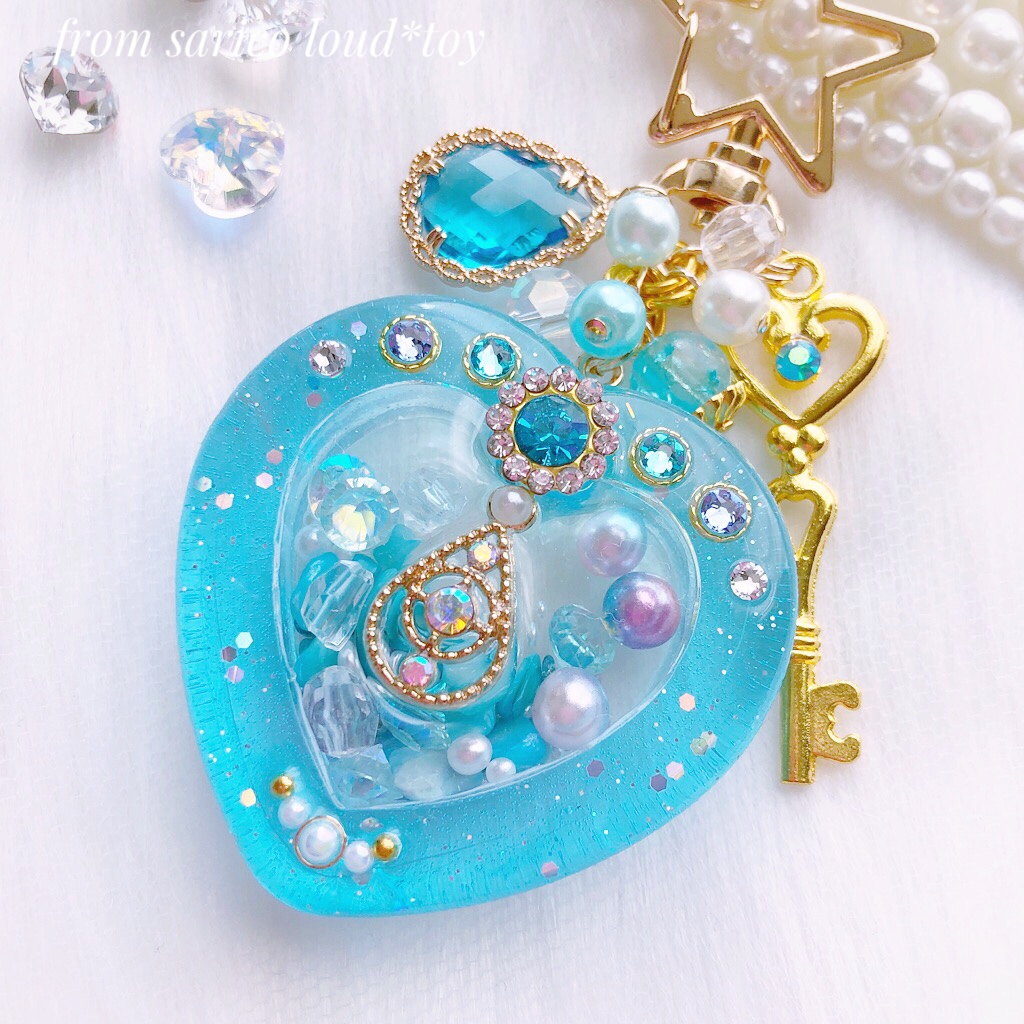 blue jewelry heart シェイカー💠