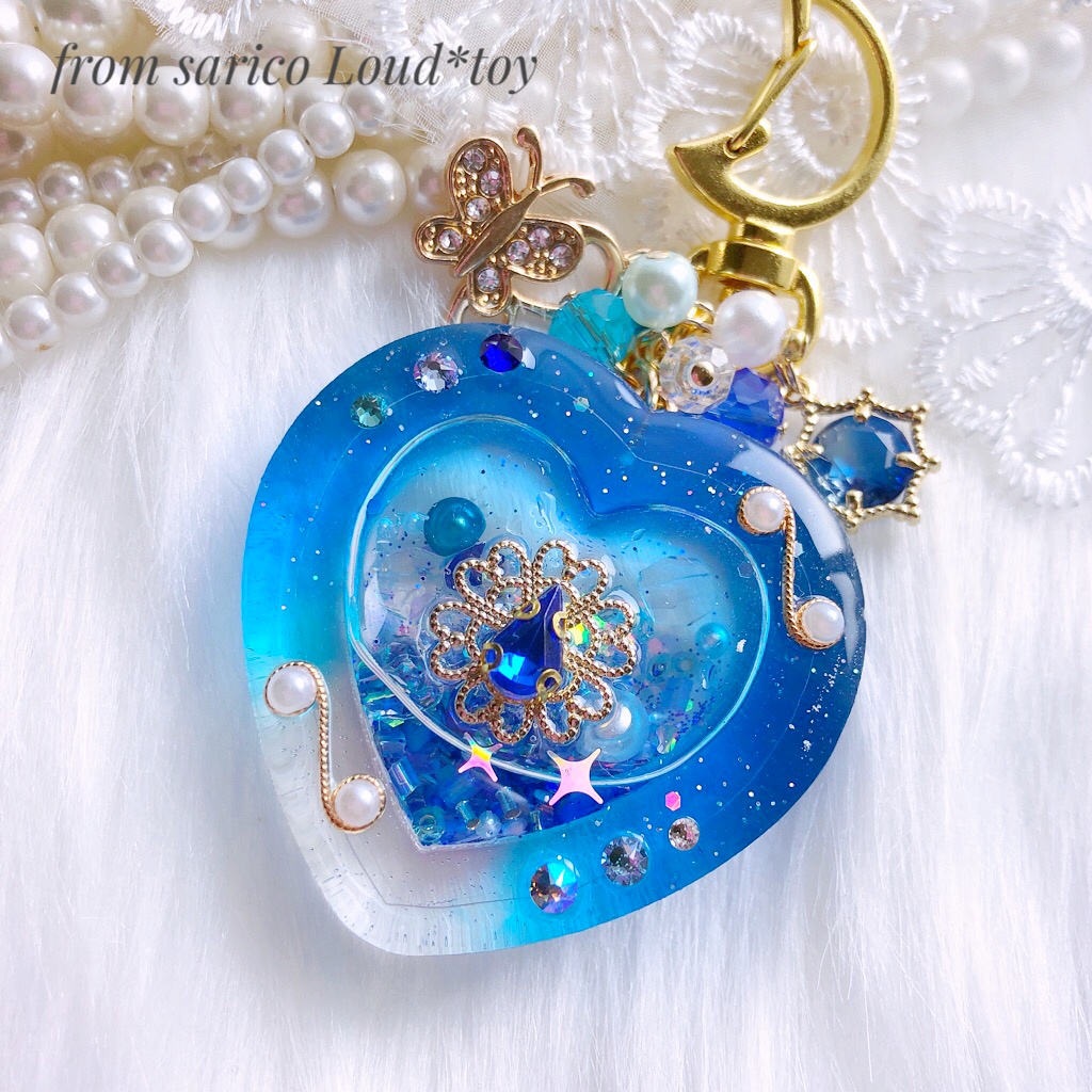 blue jewelry heart シェイカー❄️