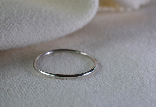 シルバーリング　flat