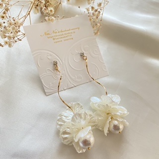 フラワータッセルのボタニカルピアスorイヤリングキット