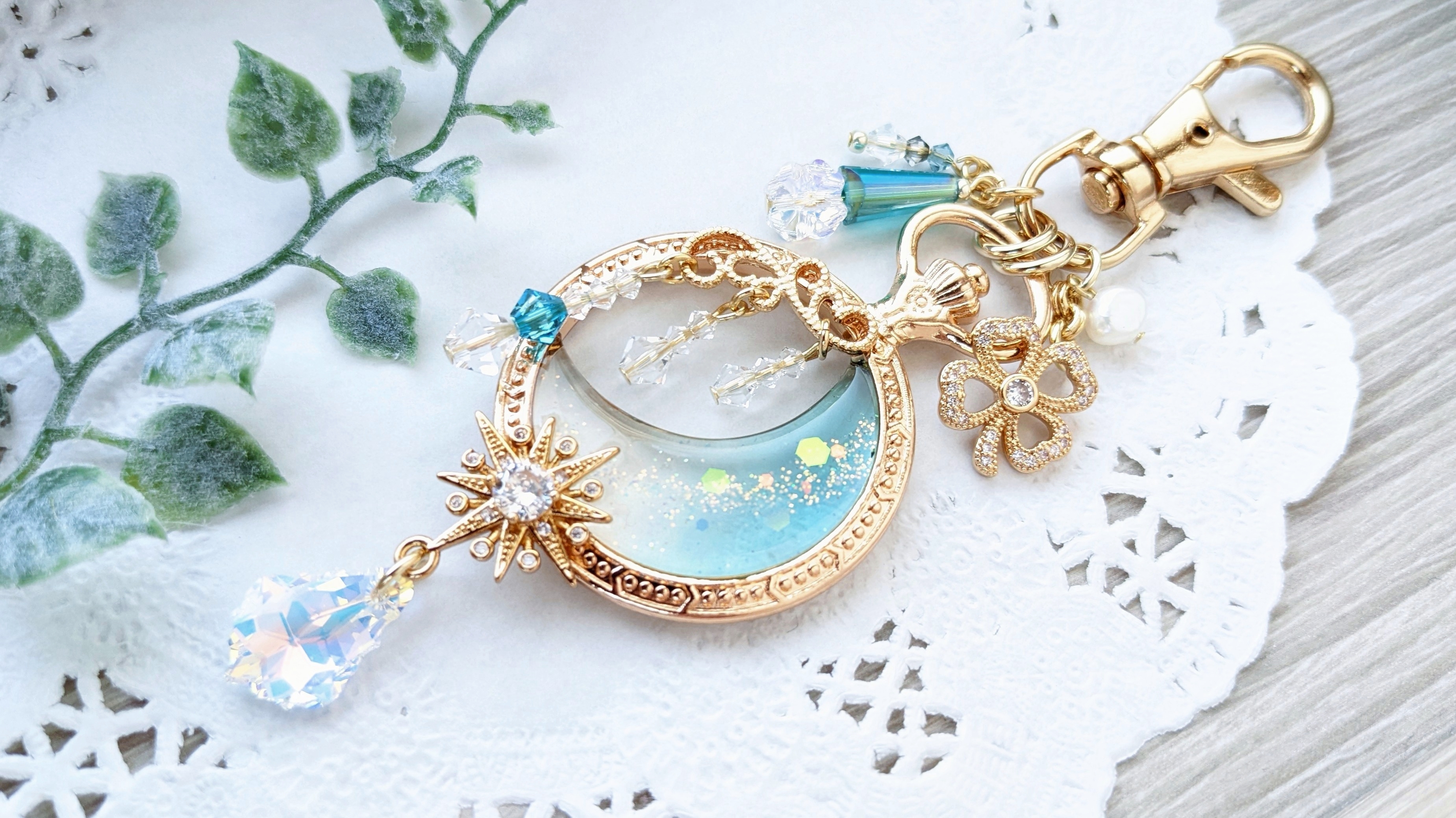 Crystal Emerald Chandelier