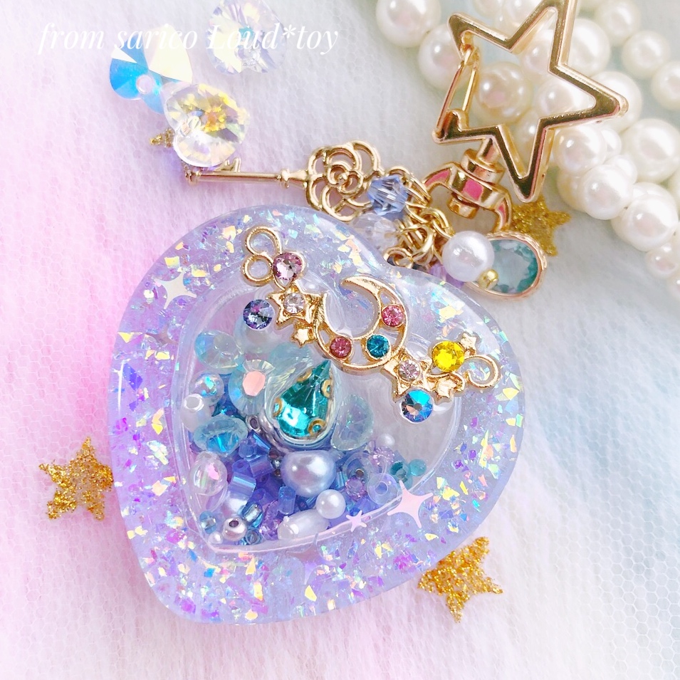 ice Blue heart シェイカー