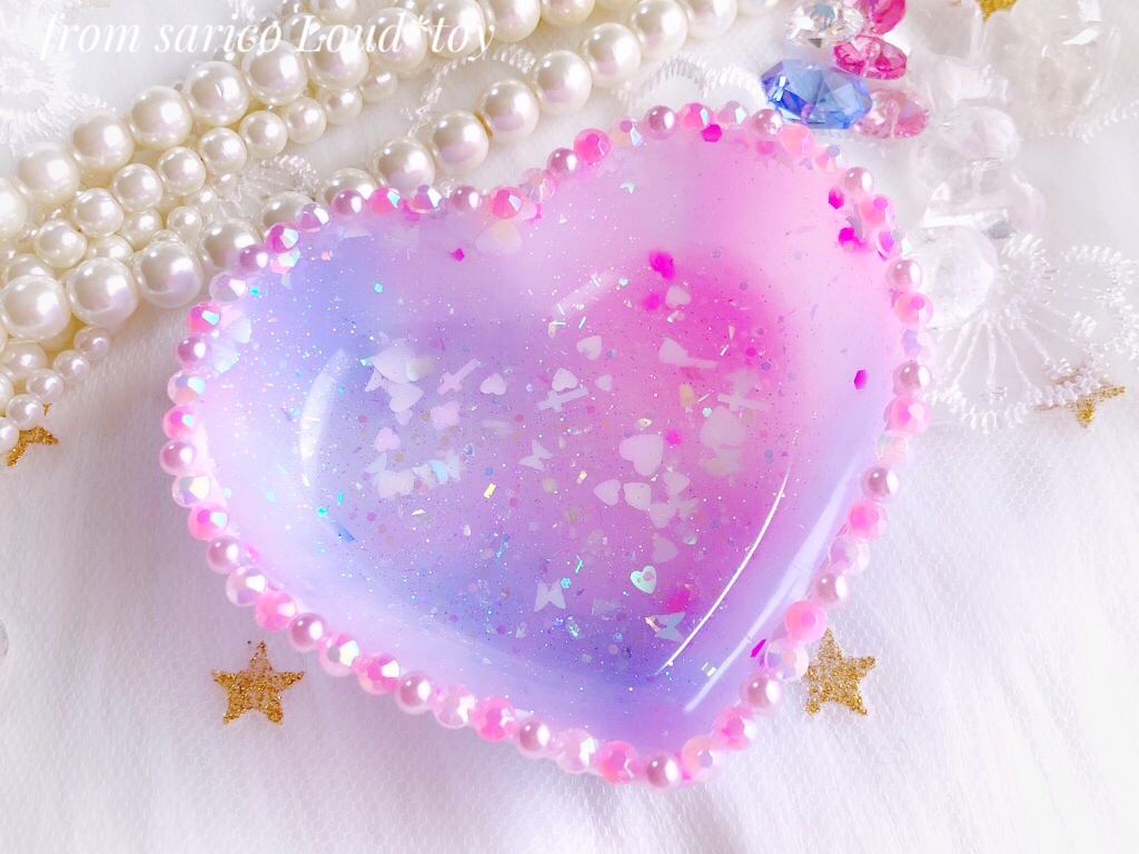 fancyハートトレー💘