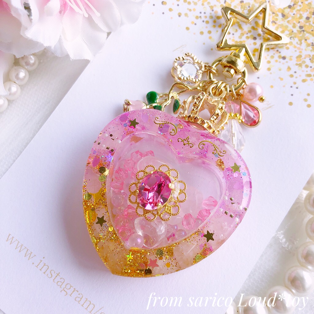 ローズクウォーツ🌸ハートシェイカー