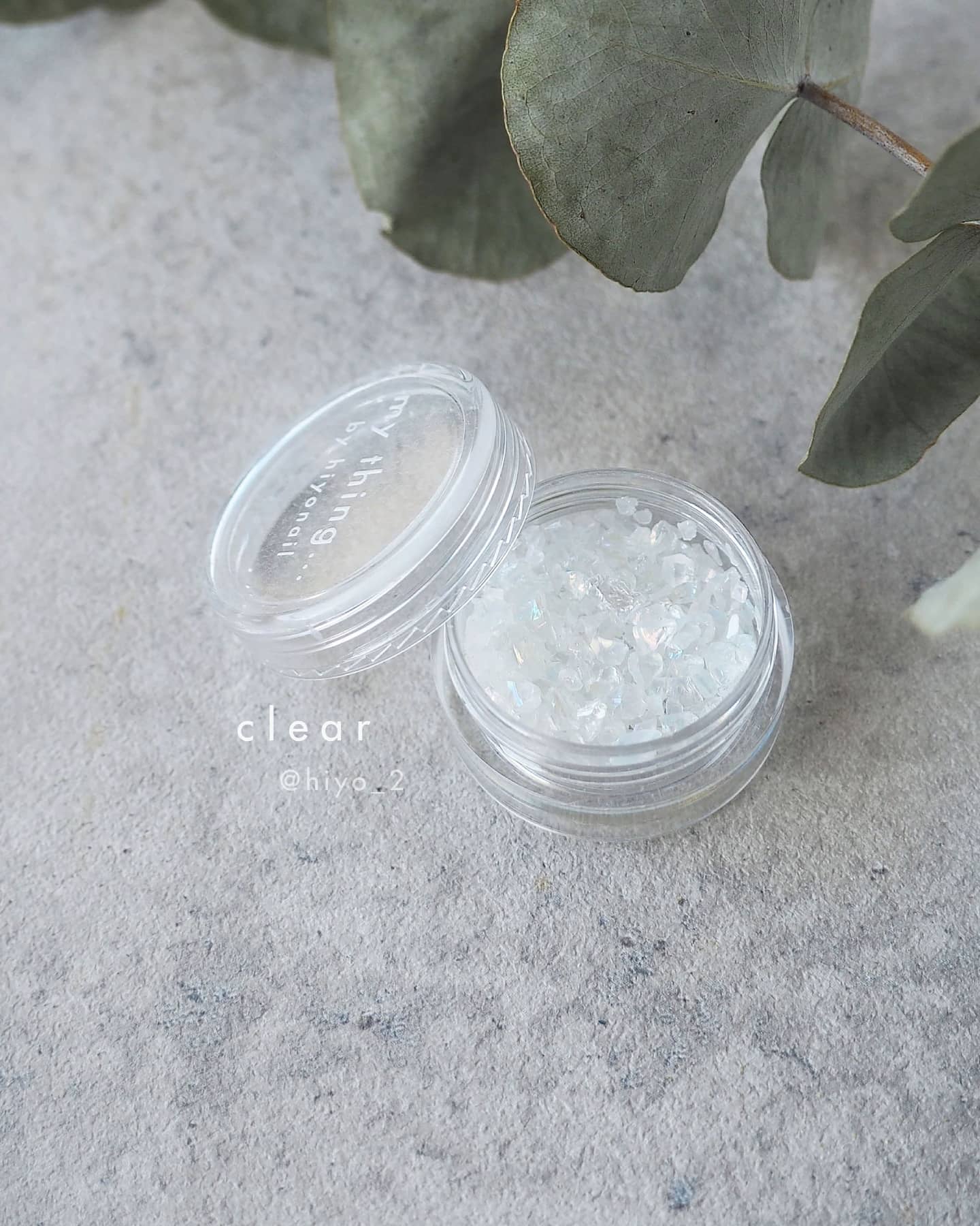 aurora glass beads☾︎clear☽︎