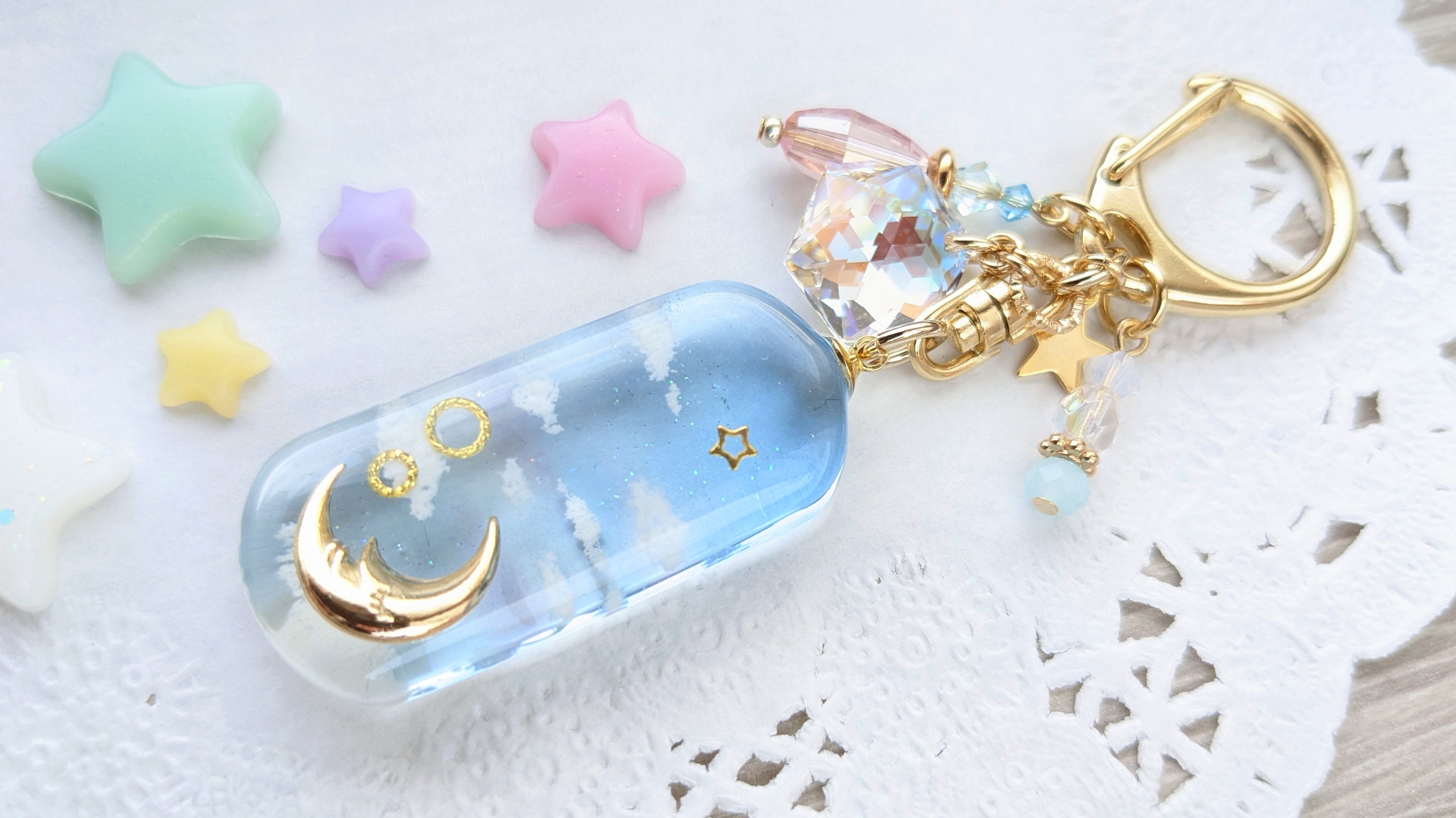 三日月空のキーチャーム