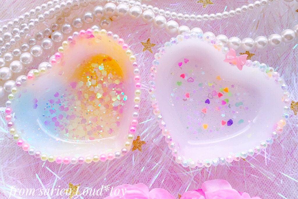 ribbonハートトレー💘