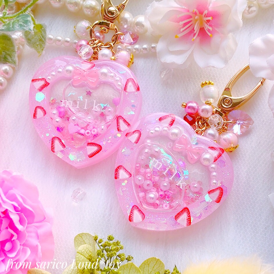 いちごミルク🍓ハートシェイカー