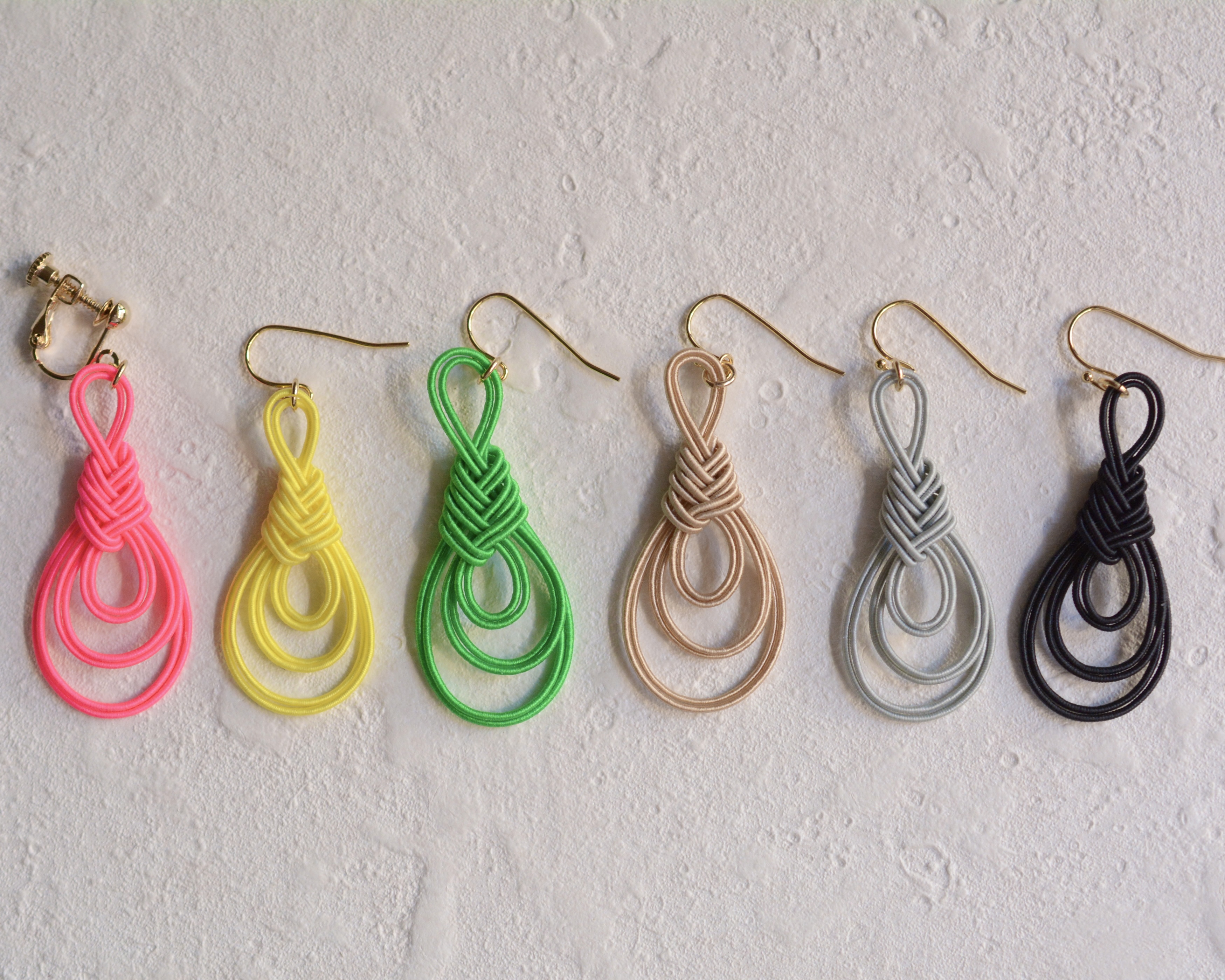 みょうが結びのピアス・イヤリング手作りキット