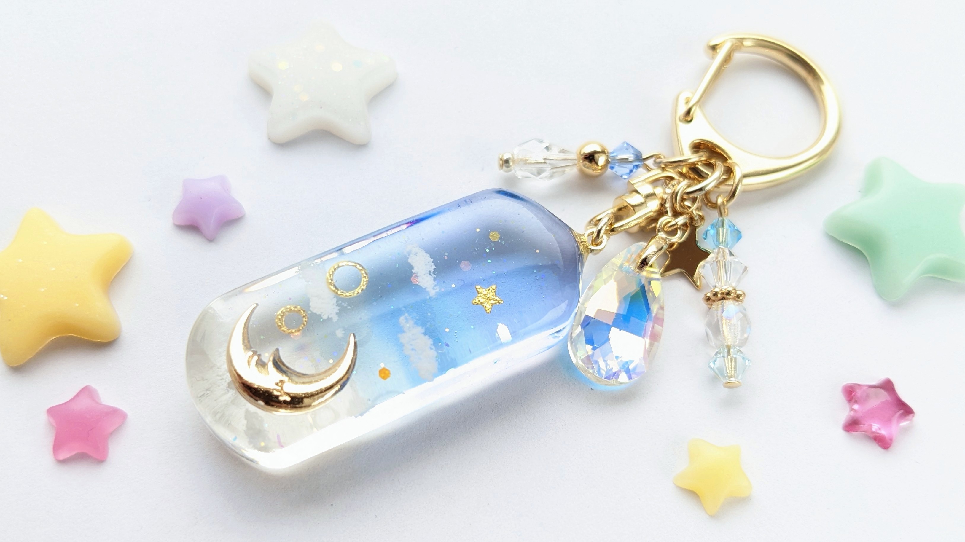 三日月空のキーチャーム