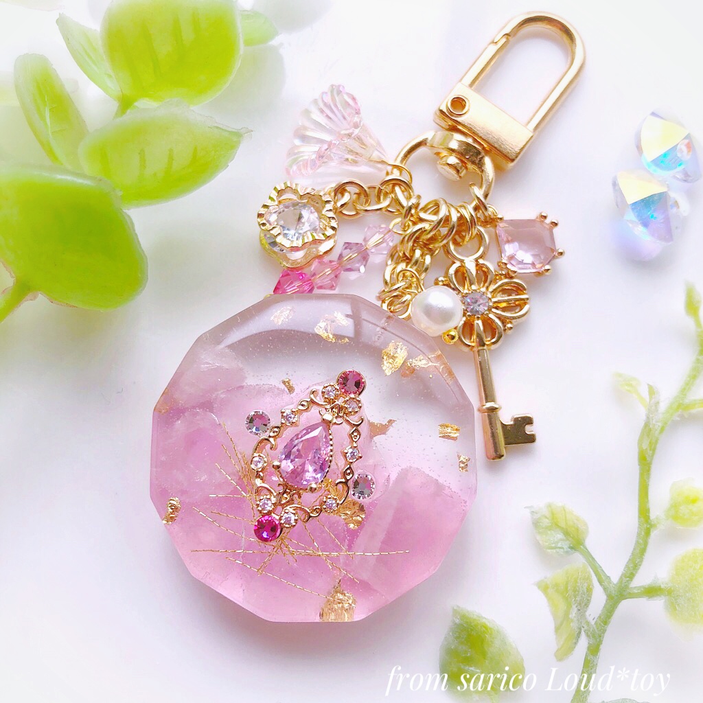 ローズクウォーツのジュエリーチャーム