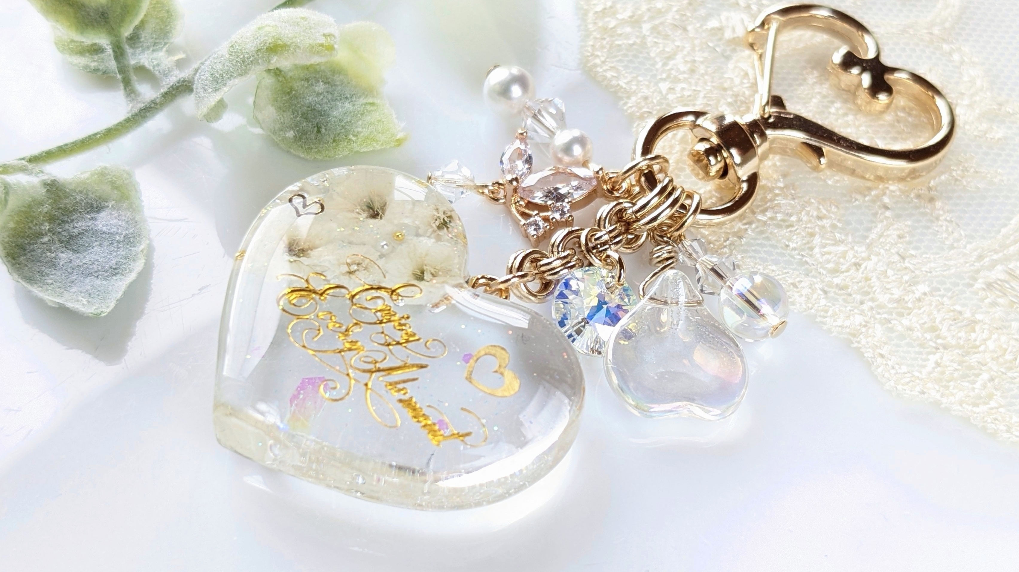 Gypsophila Heart Bouquet