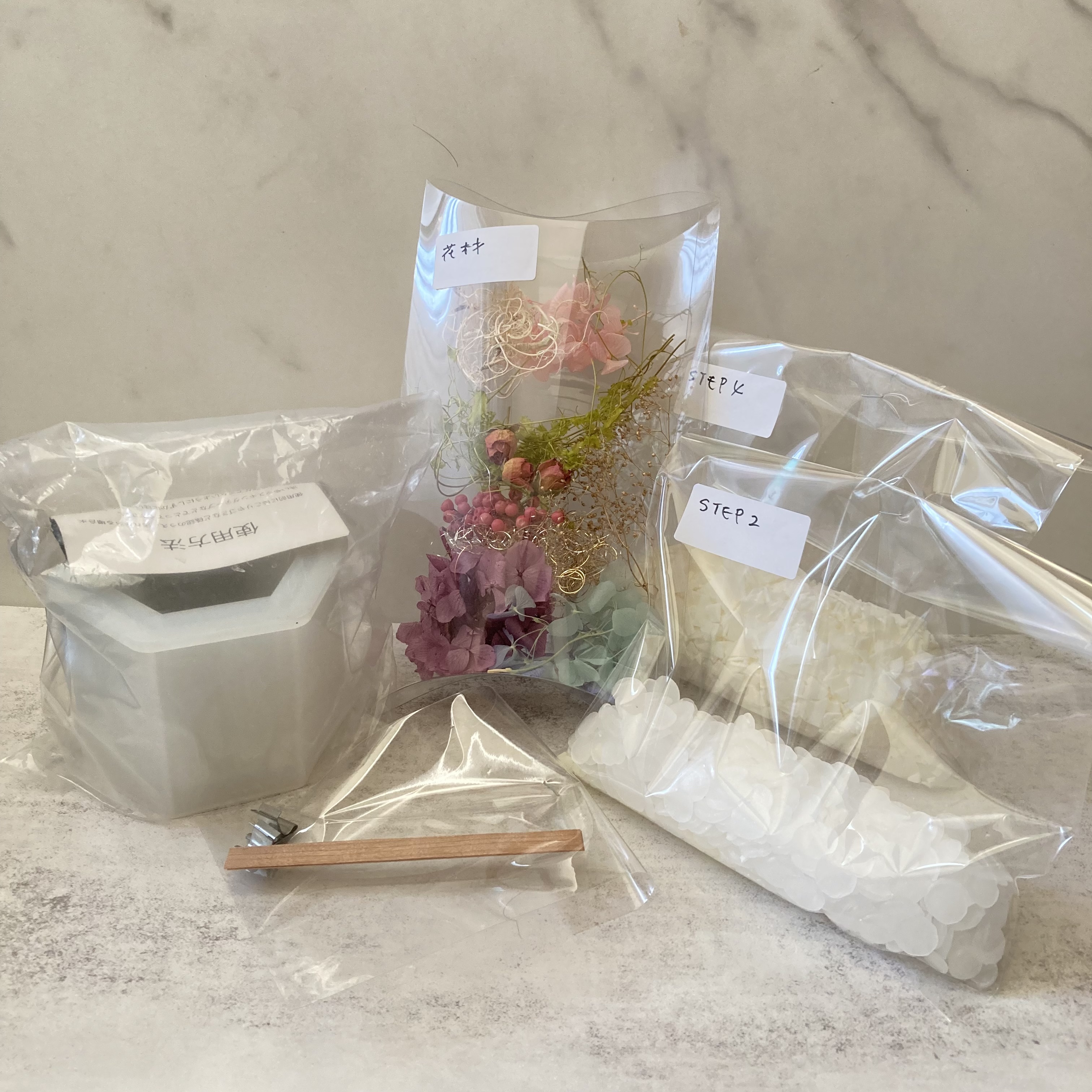 六角キャンドル作成全部セット