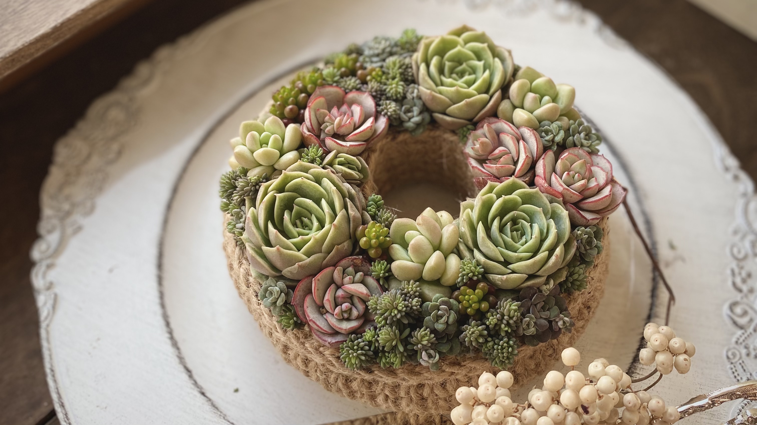 爽やかな初夏のリース