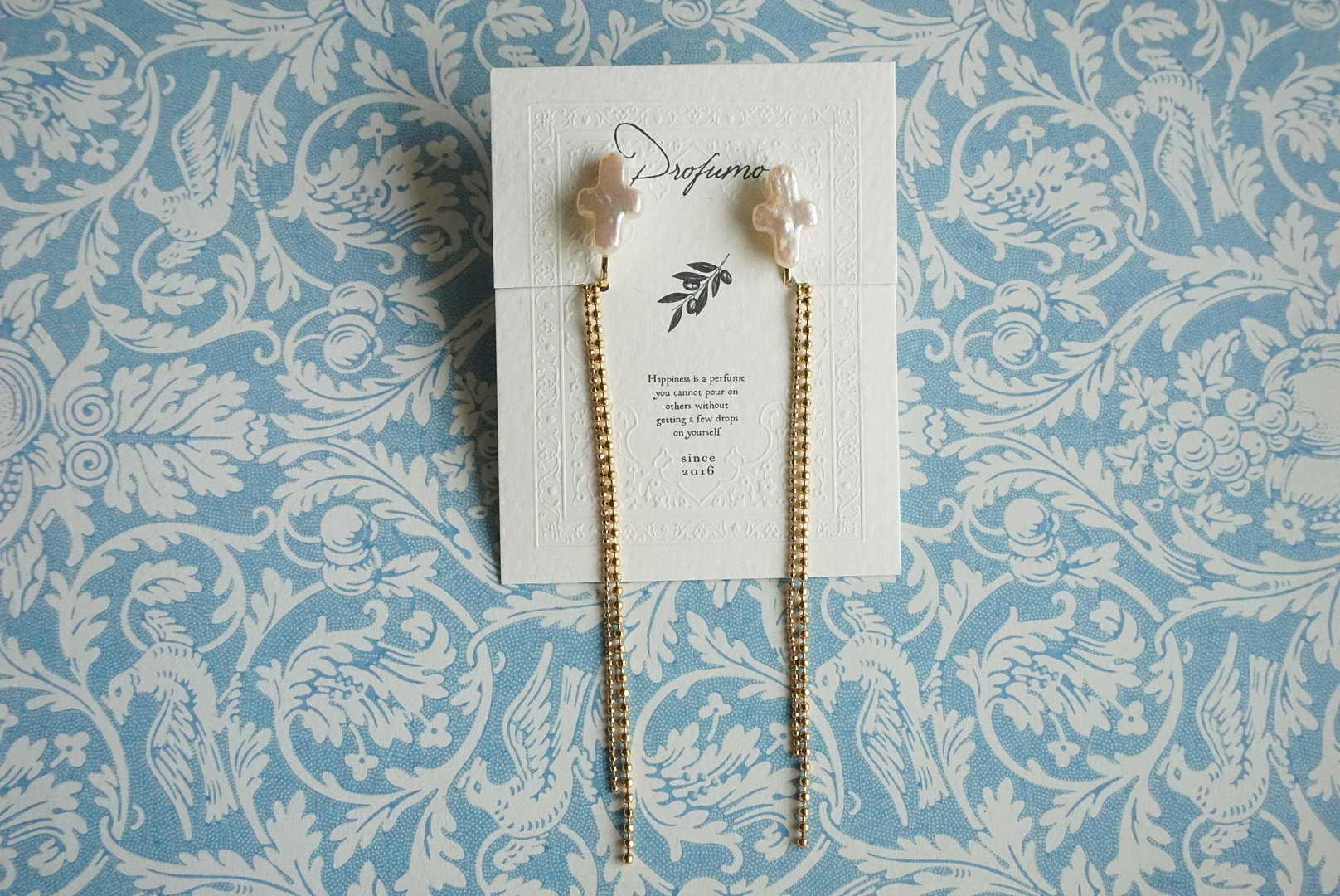 クロスチェーン(ピアス)