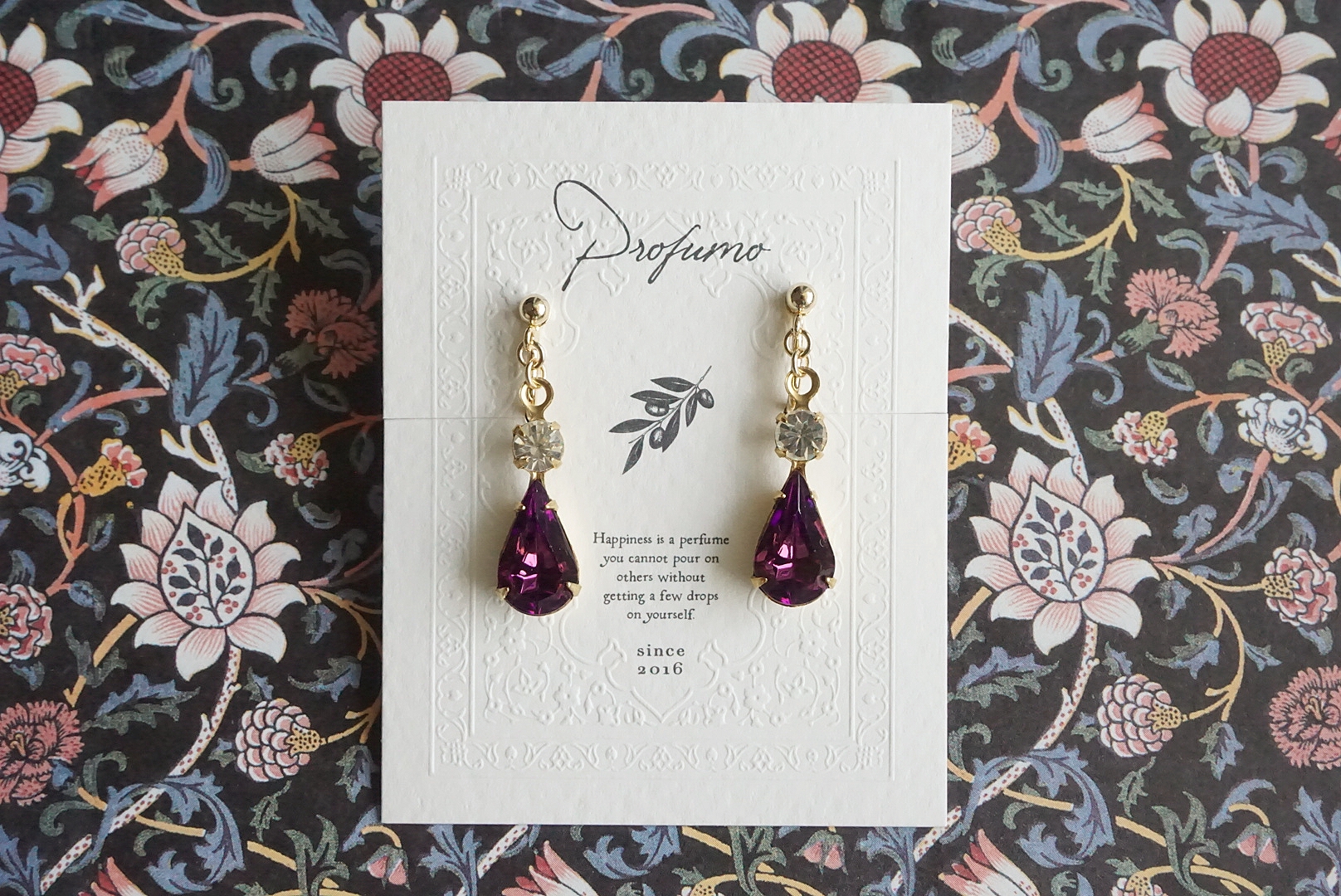 ティアドロップ(クリスタル×アメジスト)