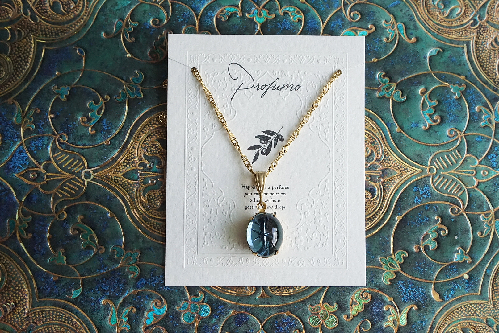 スワロスター(ブルー)ネックレス