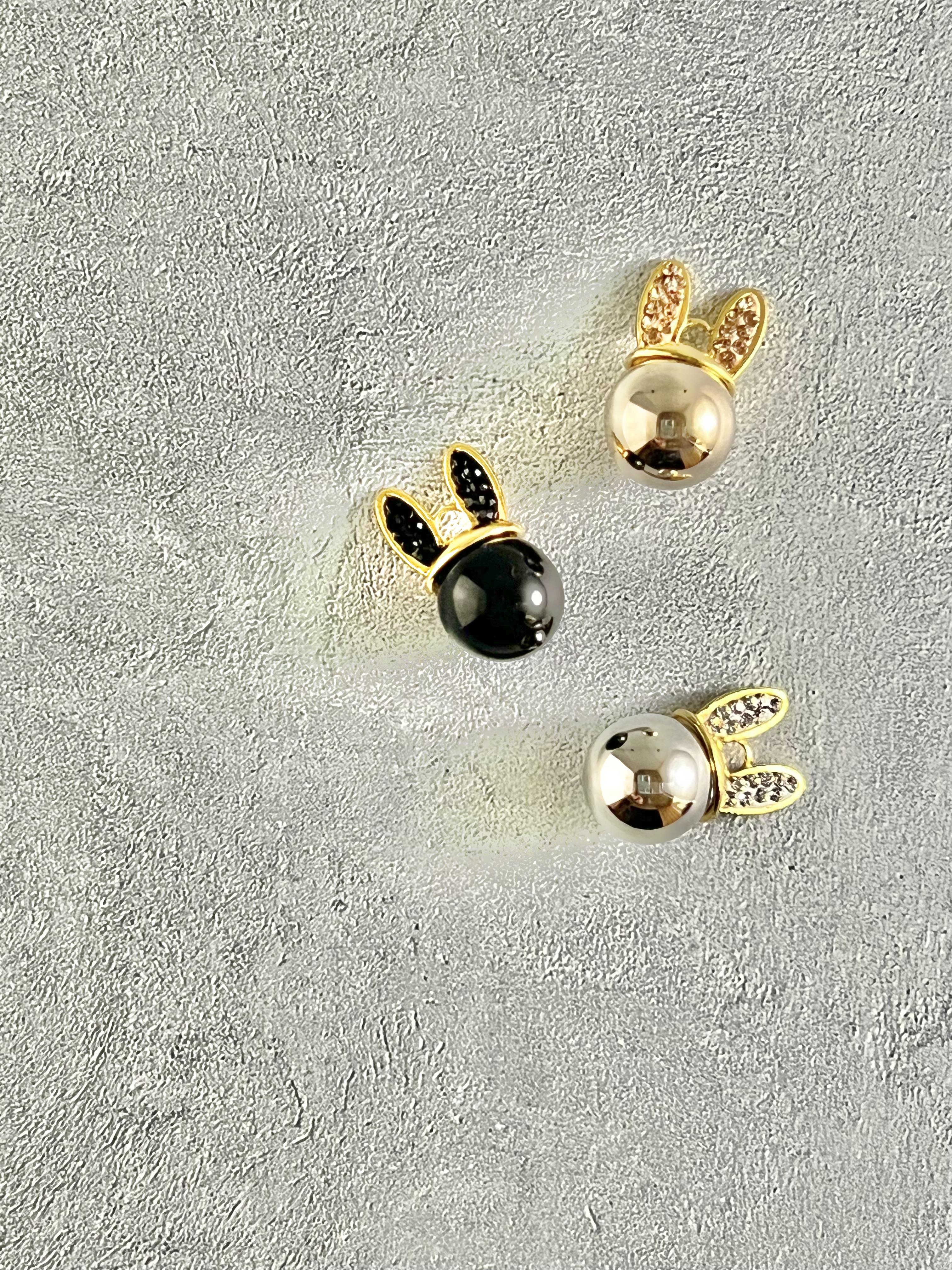 LuckyRabbit 資材　ゴールド（耳）×シルバー（顔）