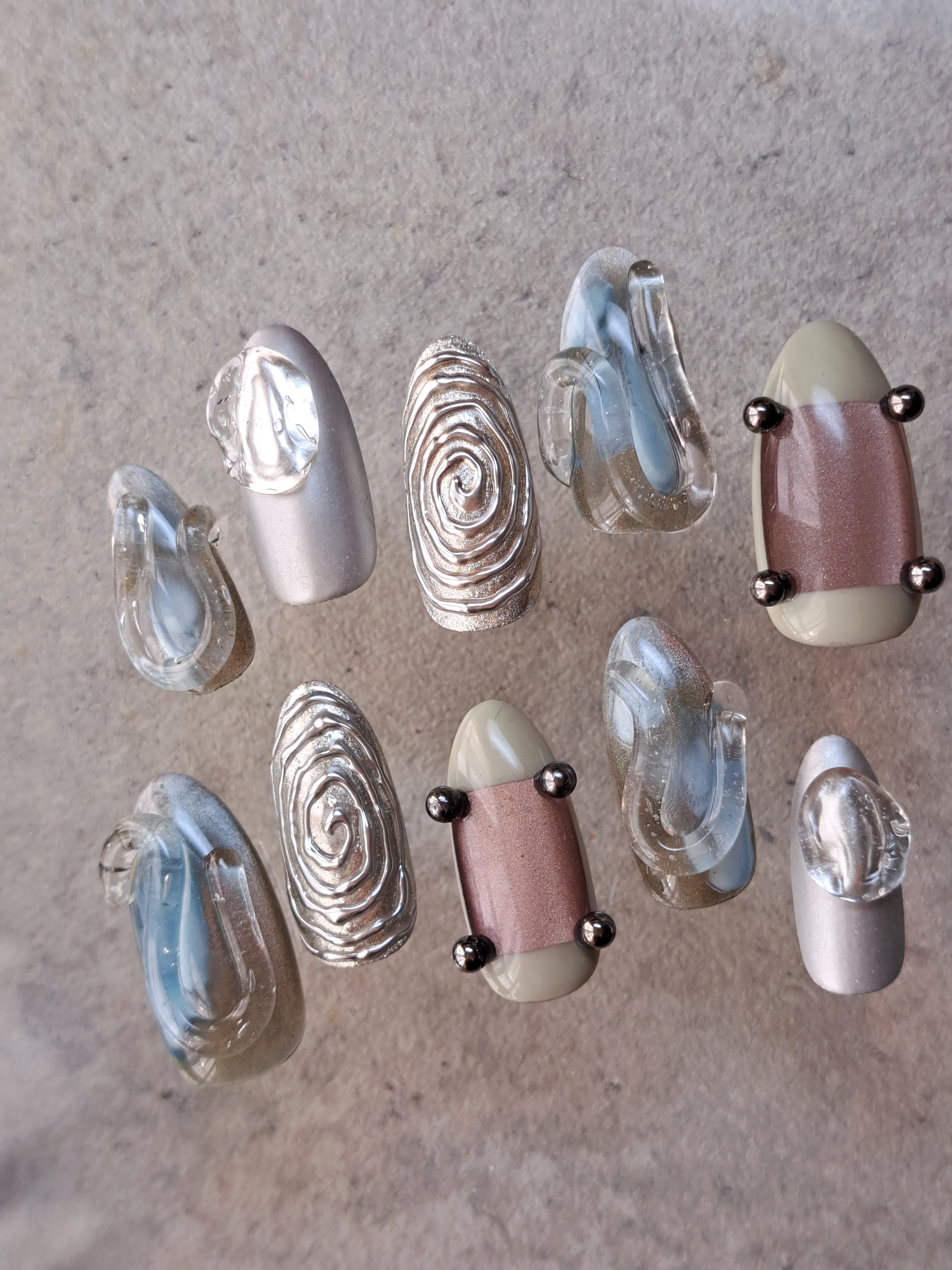 nail tip 10 piece set