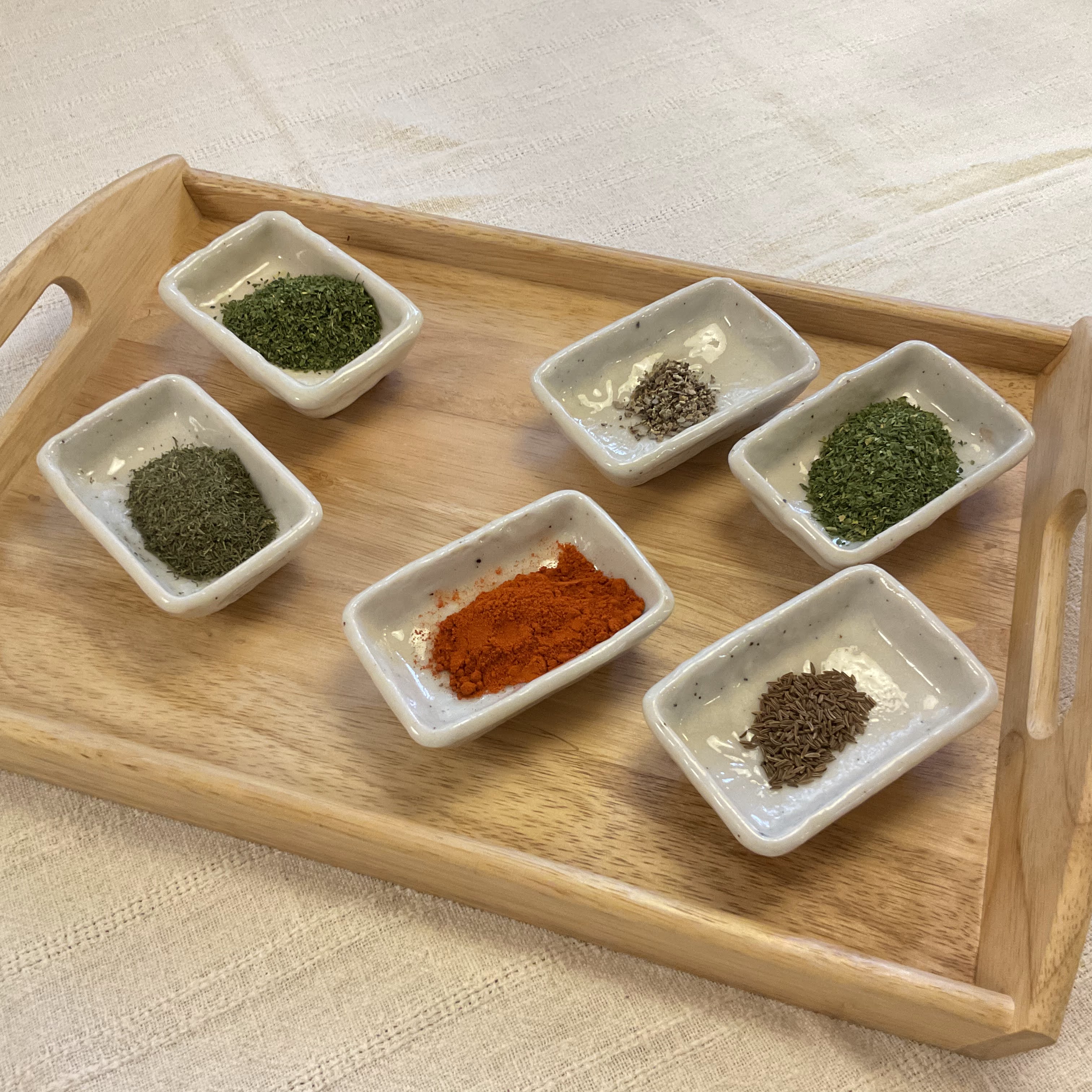 カッテージチーズのディップ作り方レッスン用☆ハーブ＆スパイスセット