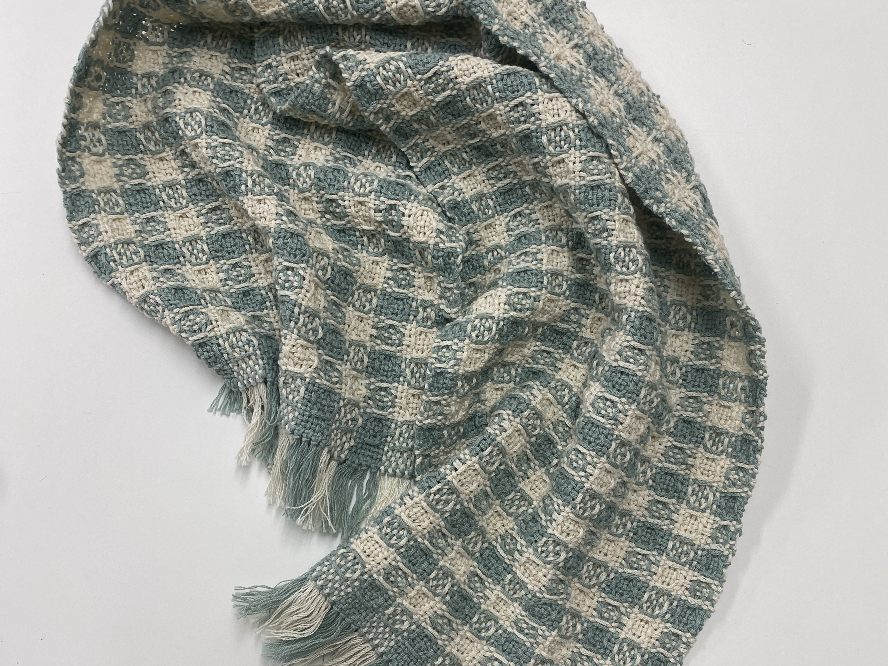 浮かし織りのワッフル風タオル　糸キット