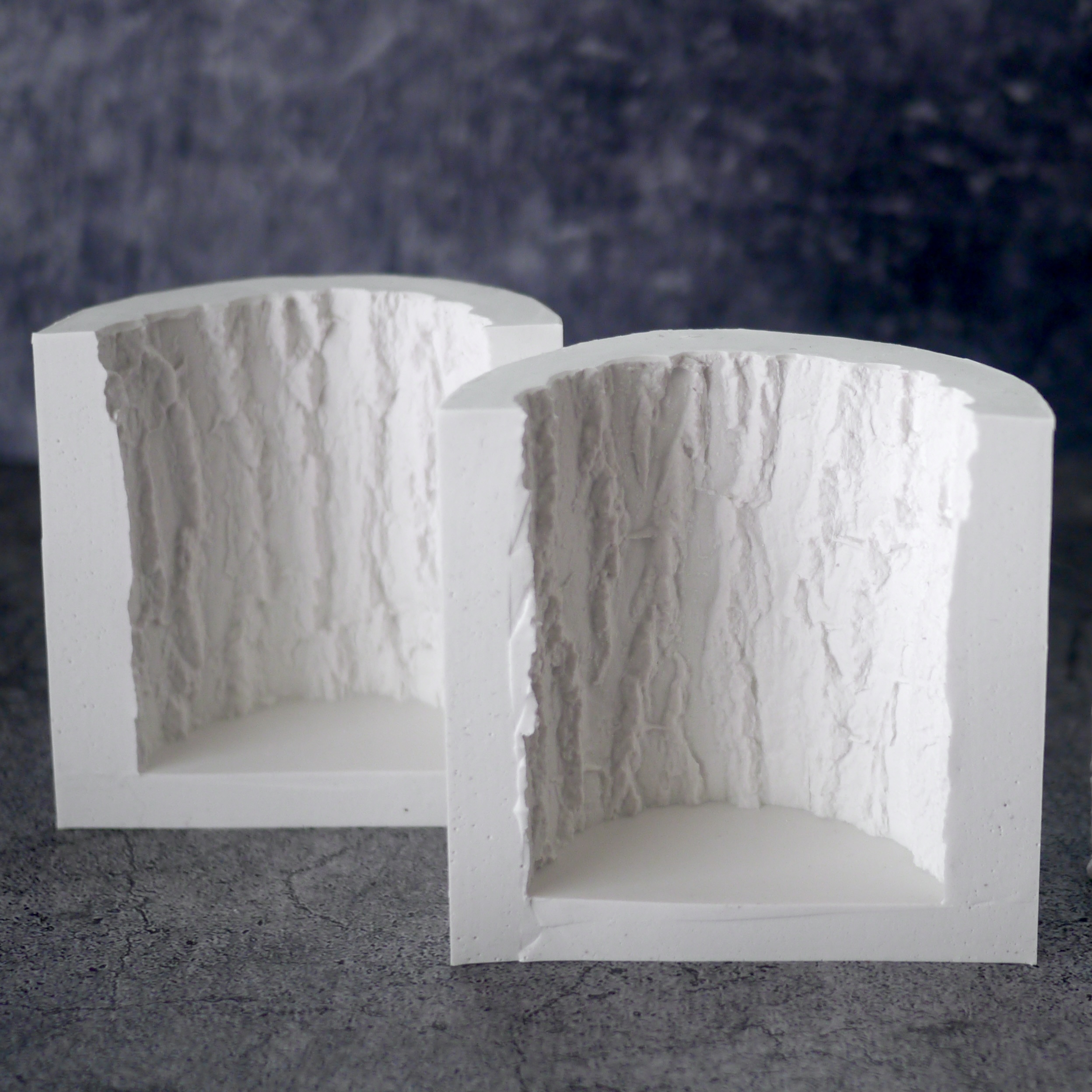 【受注製作】シリコンモールド (丸太キャンドルBROWN)