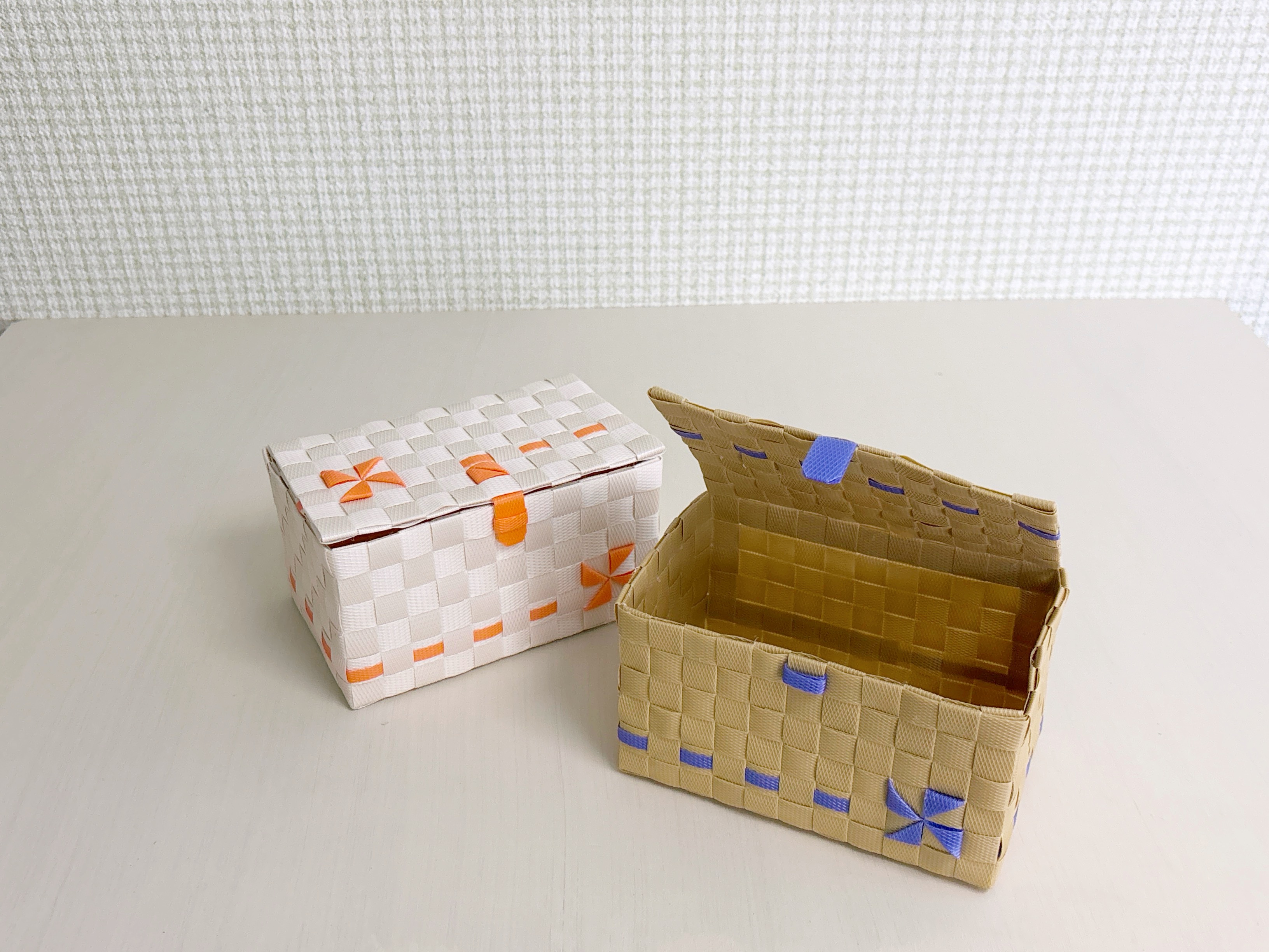 PPバンドに挑戦  ふた付きBOX材料セット