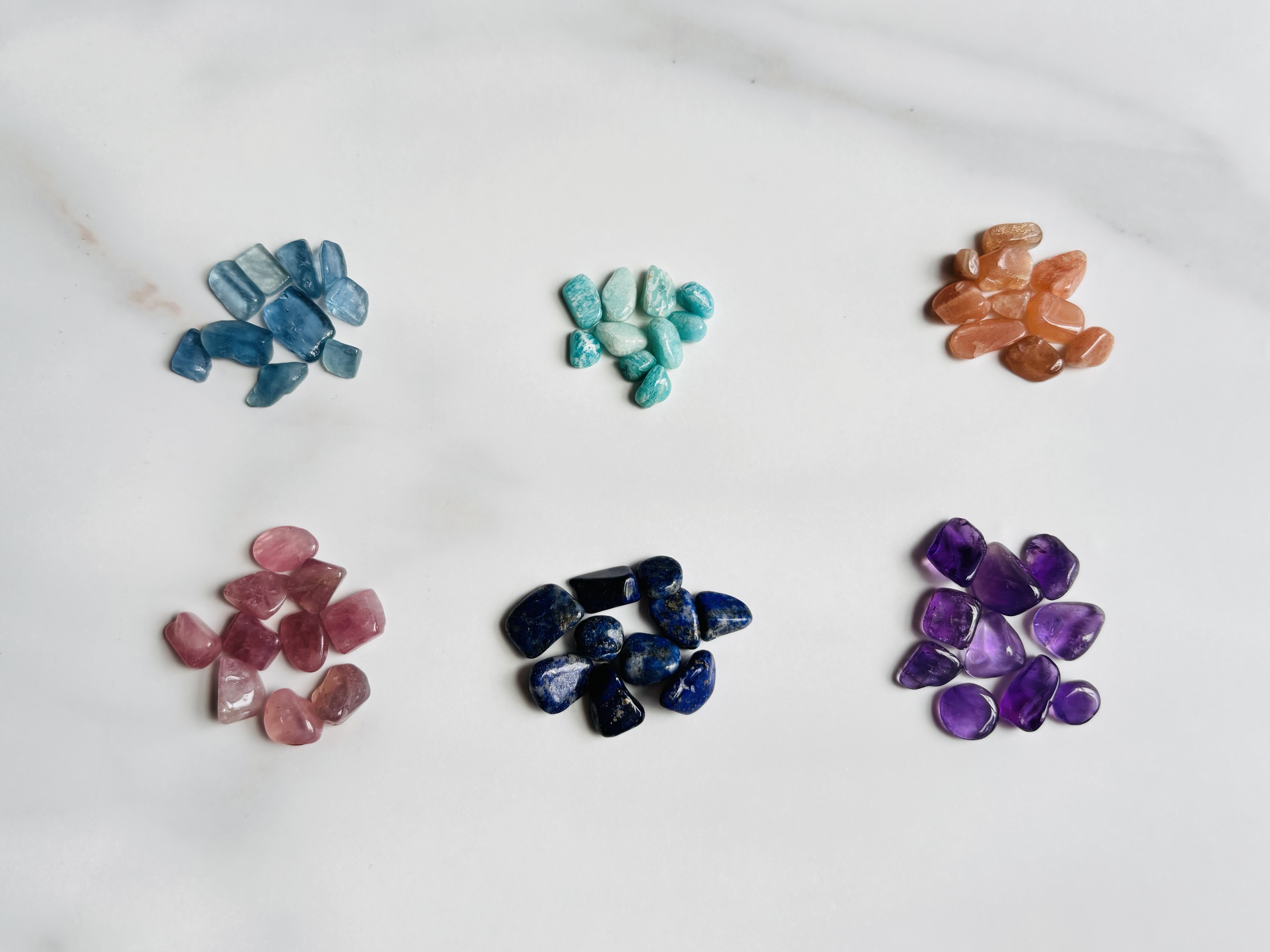 金継ぎアクセサリー用　天然石6種セット