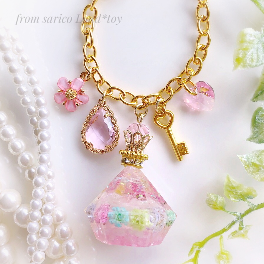 Spring perfumeバッグチャーム*pinkの画像2