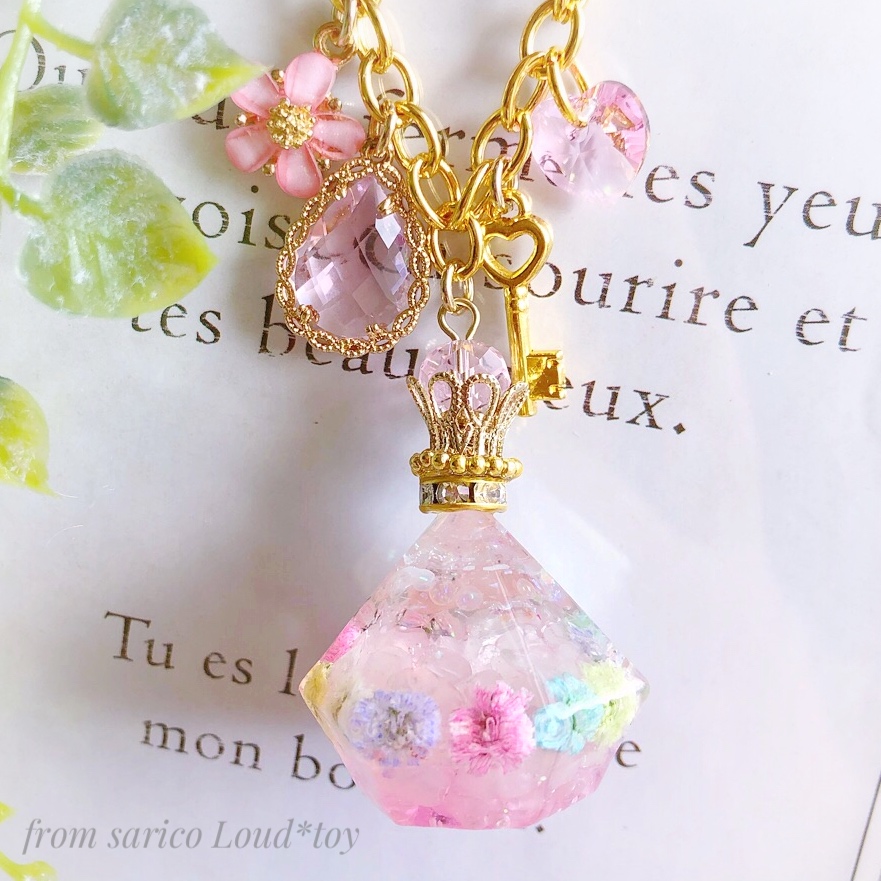 Spring perfumeバッグチャーム*pinkの画像3