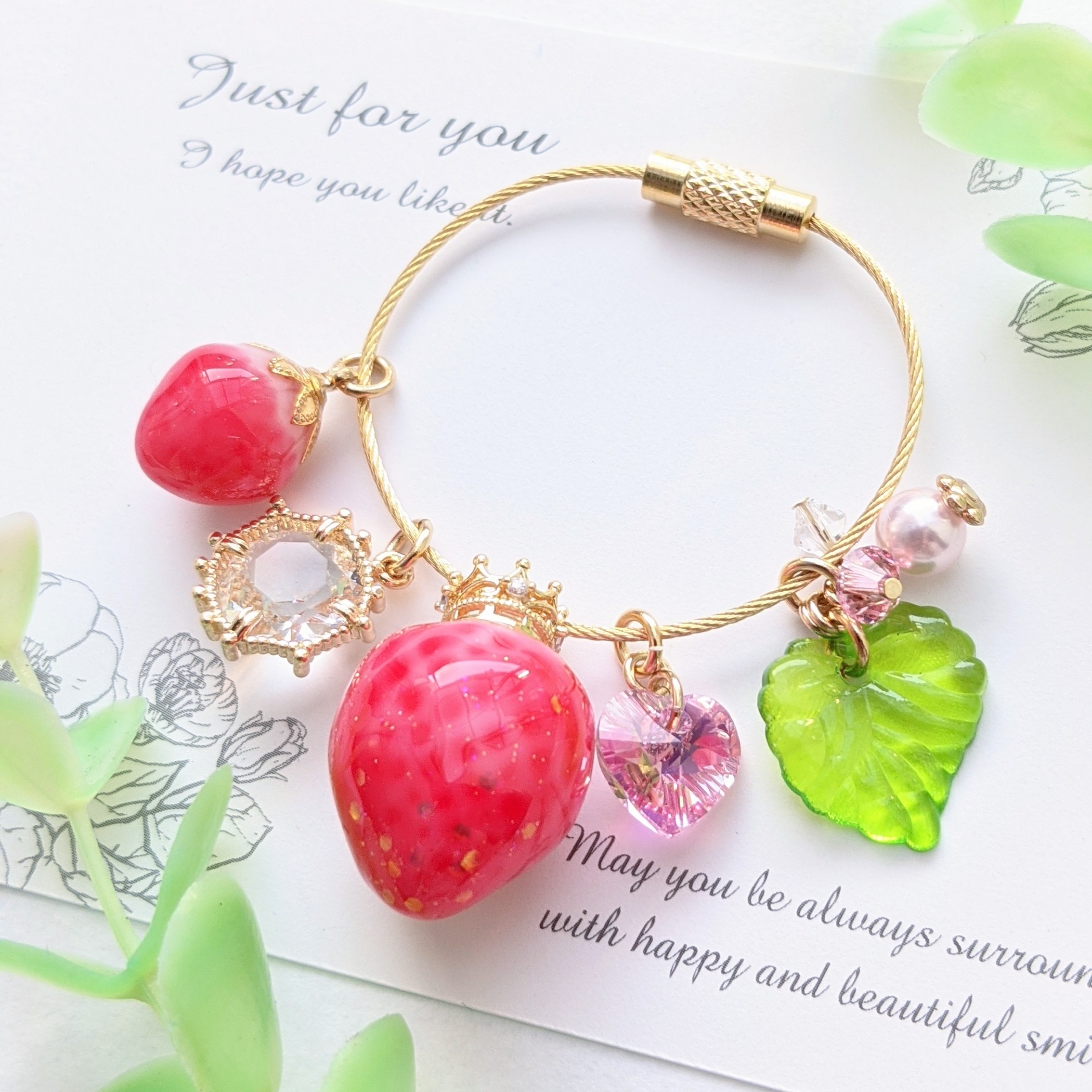 いちごのキーリング🍓✨の画像2