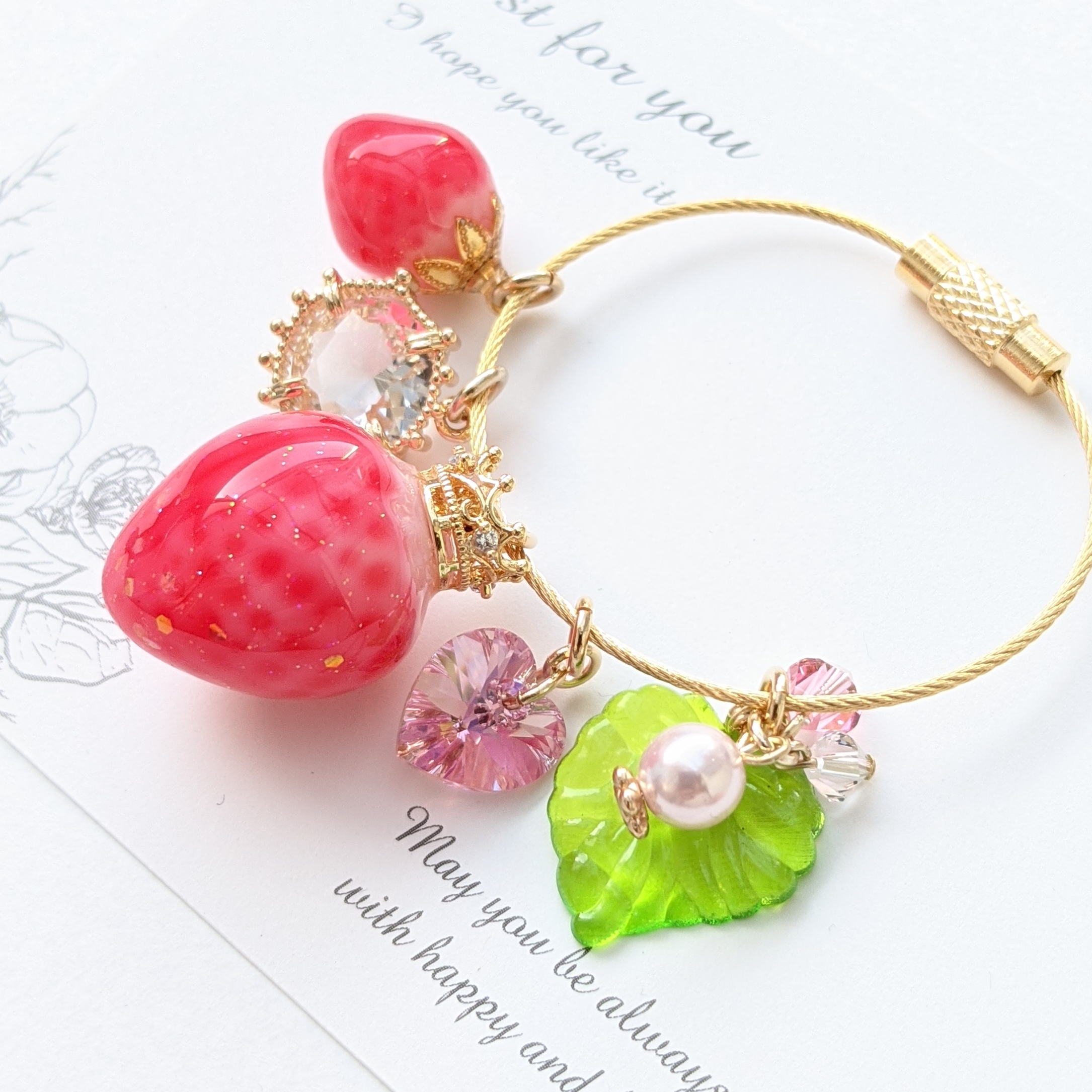 いちごのキーリング🍓✨の画像3