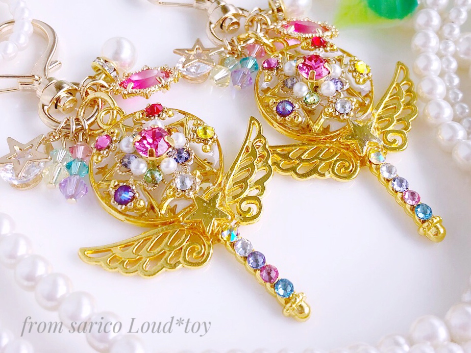 スワロ　magicalステッキチャーム🌙pinkの画像3