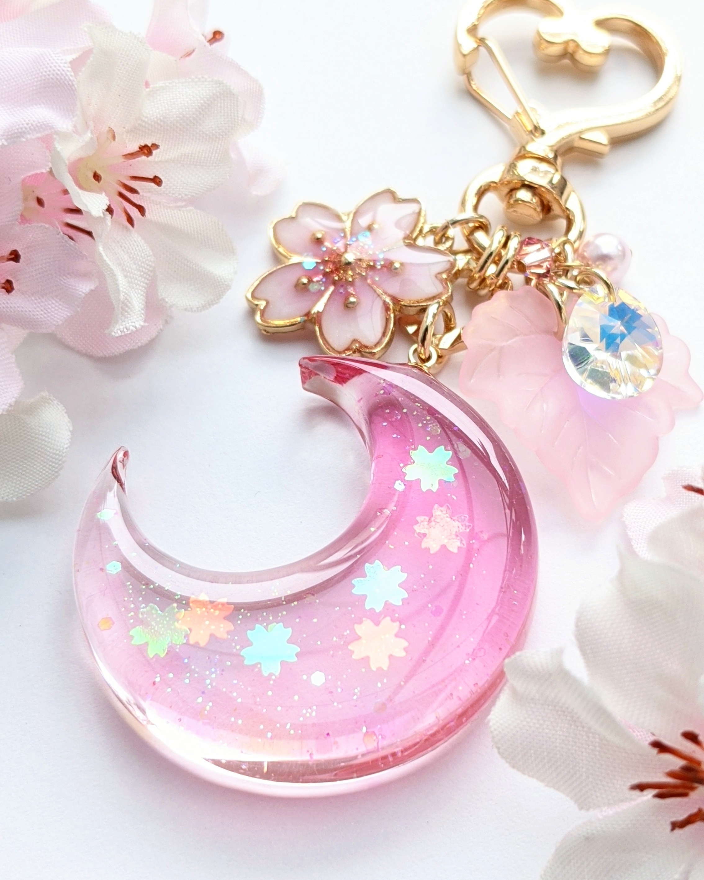 桜と三日月🌜｡*🌸の画像3