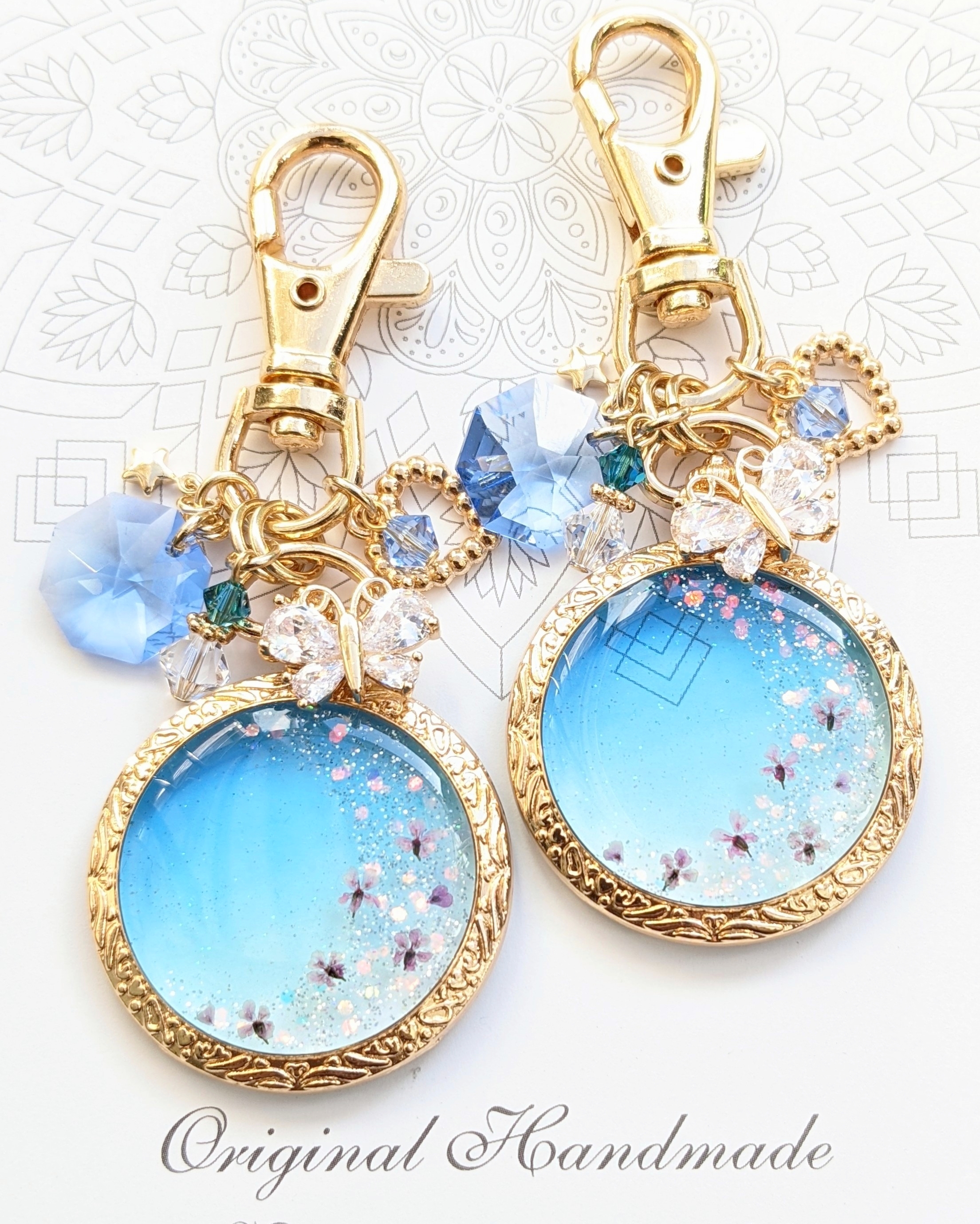 華が舞う懐中時計キーホルダー.｡*🦋の画像2