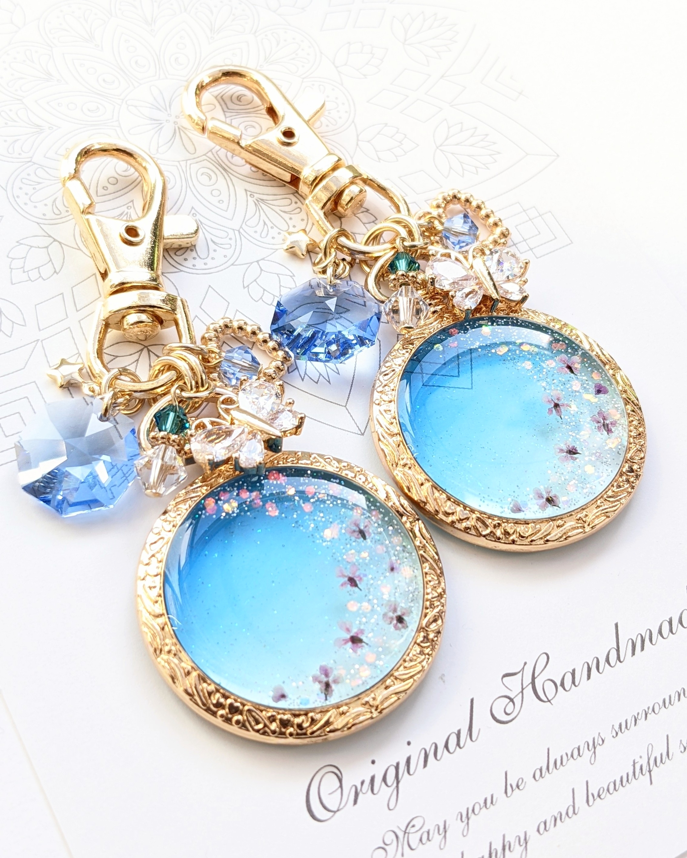 華が舞う懐中時計キーホルダー.｡*🦋の画像3