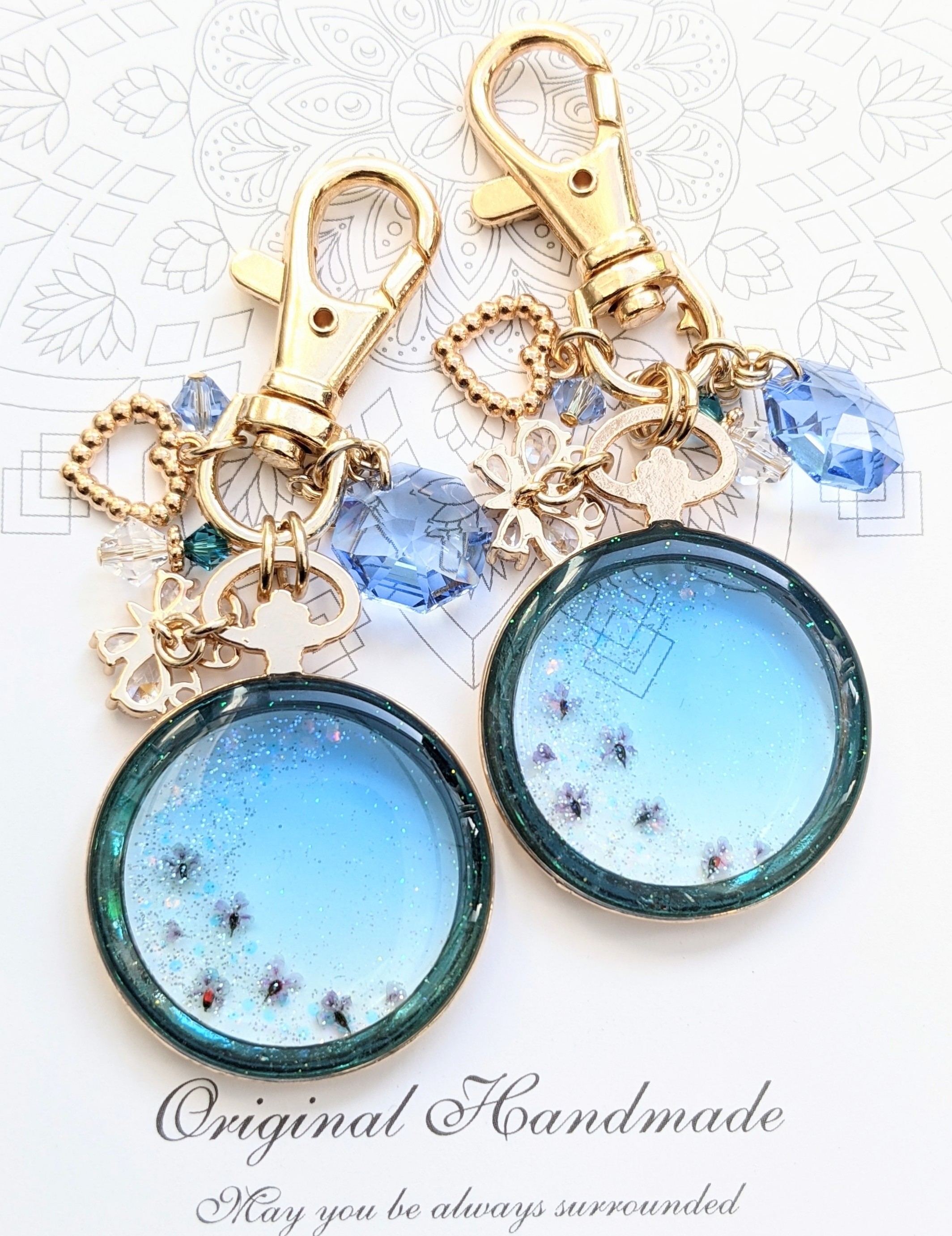 華が舞う懐中時計キーホルダー.｡*🦋の画像4