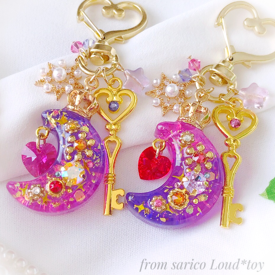 magical お月さまチャーム❤️redの画像3