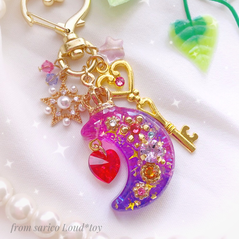 magical お月さまチャーム❤️redの画像6