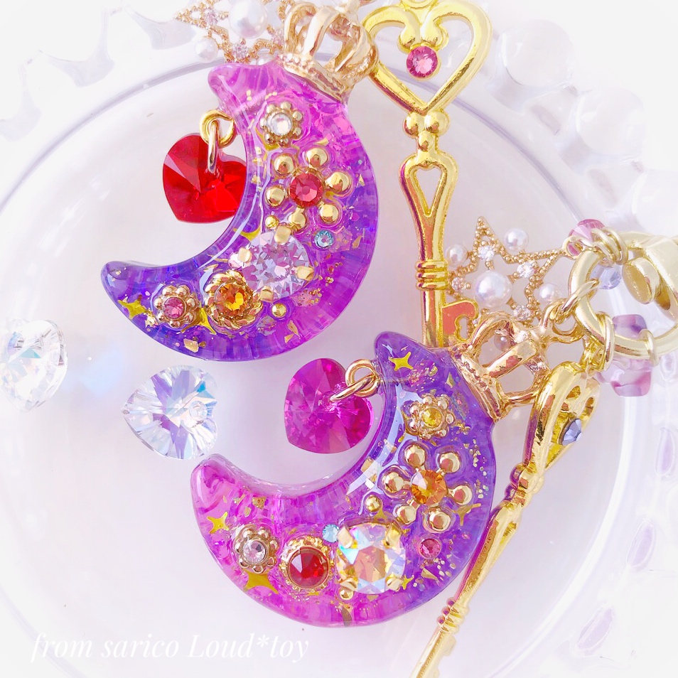magical お月さまチャーム❤️redの画像7