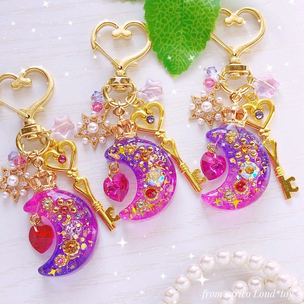 magical お月さまチャーム❤️redの画像8