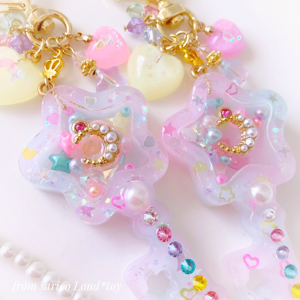 シャカシャカ星鍵チャーム⭐︎twinkleの画像2